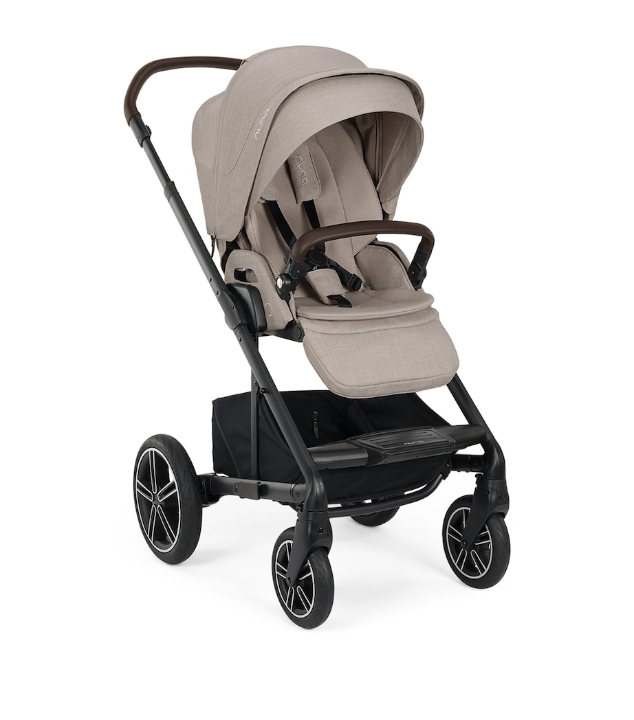 Nuna MIXX Next Stroller and Carry Cot, ARRA Flex Car Seat and BASE Curv Bundle Chateaux Image 7