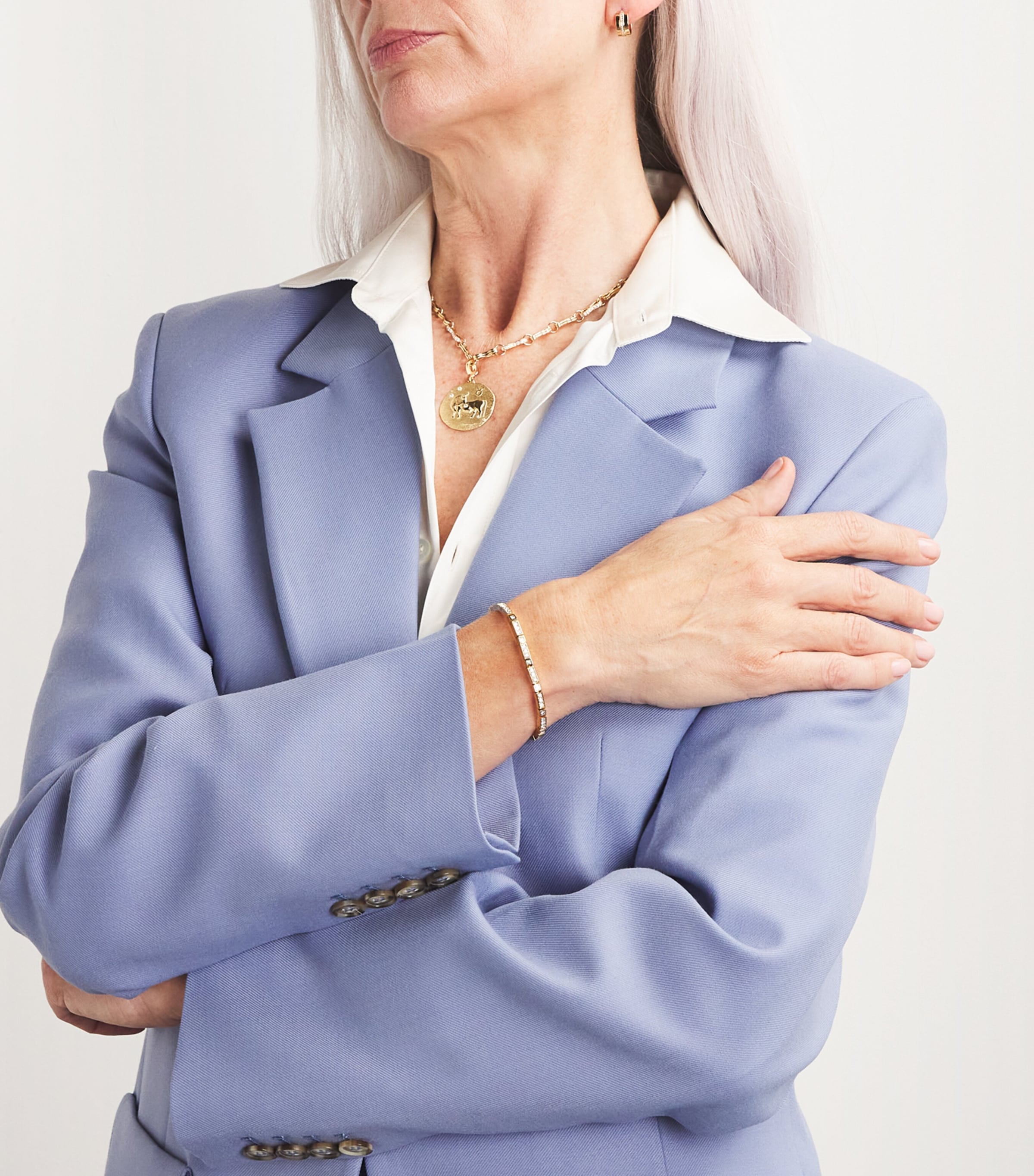 Yellow Gold and Diamond La Nuit Tennis Bracelet YELLOW GOLD Image 5