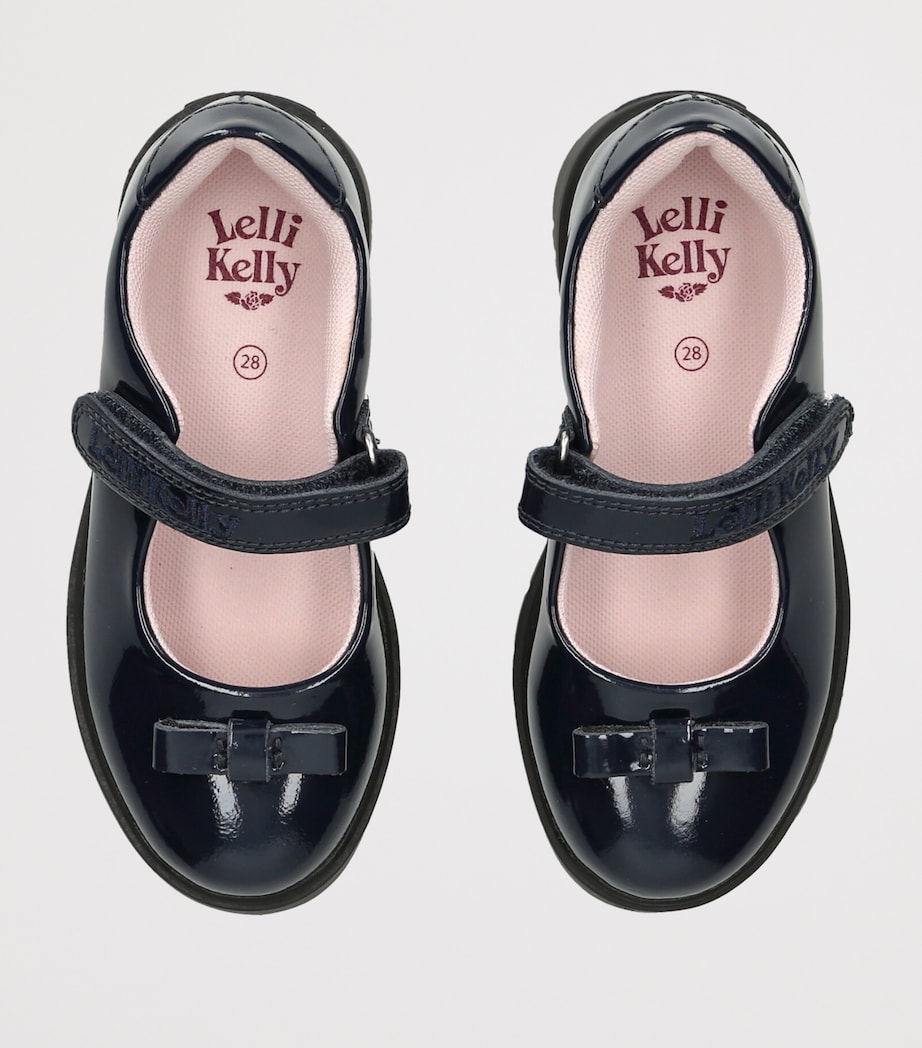 Lelli Kelly Patent Leather Jolie School Shoes Navy Image 3