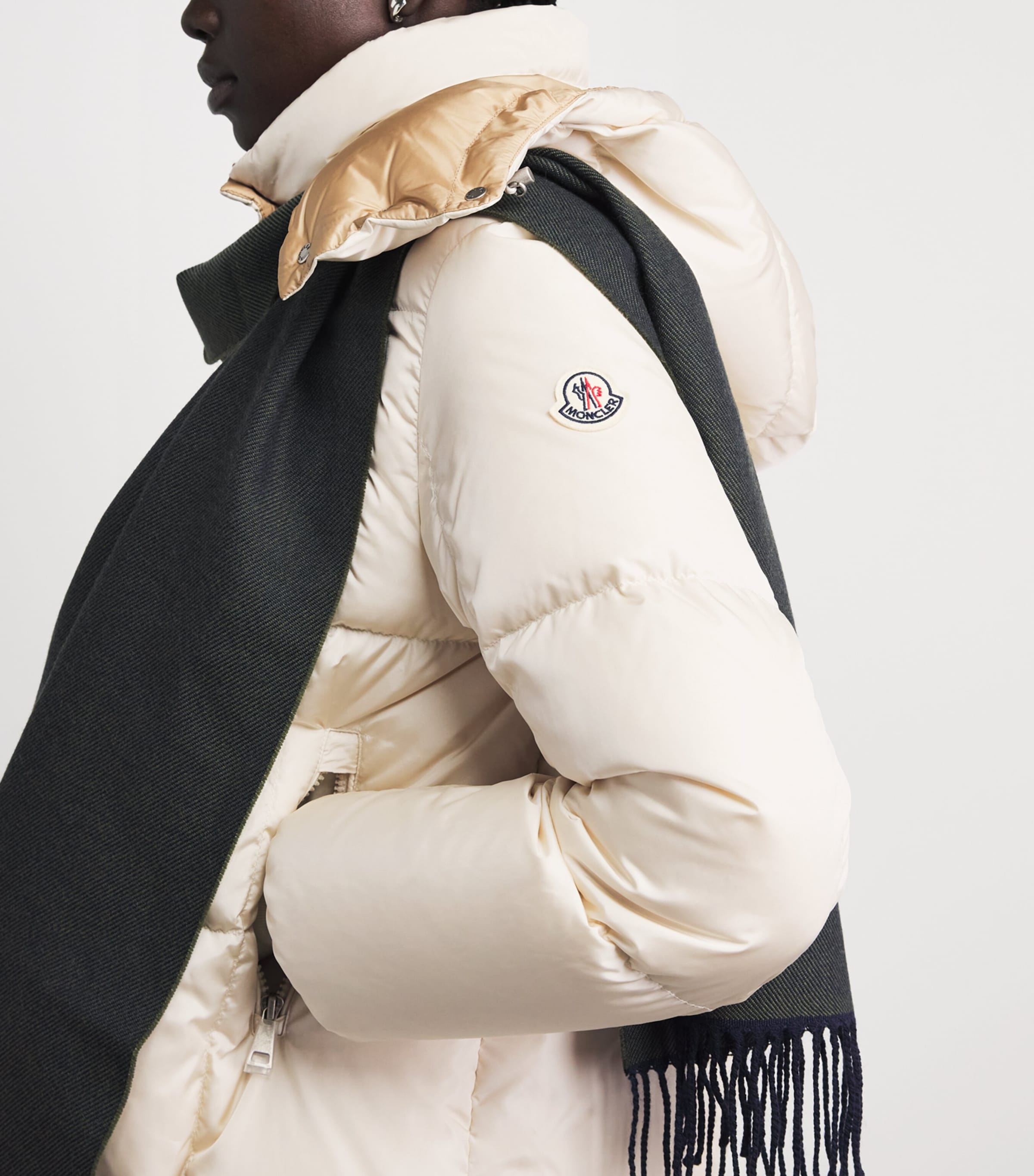 Moncler Womens Down Quilted Castlenew Jacket Image 3