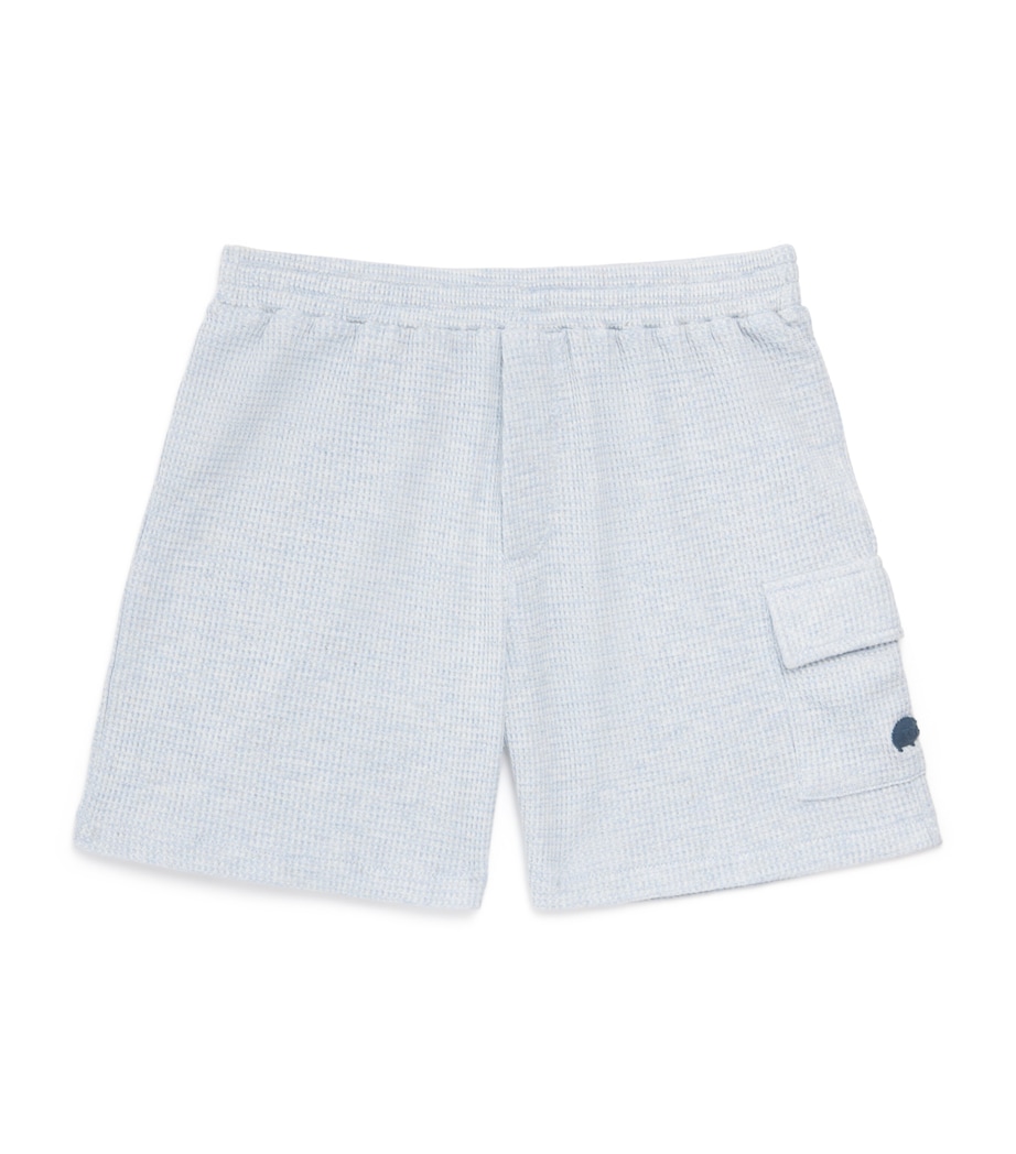 Cotton-Blend Waffle-Knit Sweat Shorts (5-12 Years) 44NUAGE CHINÉ Image 1