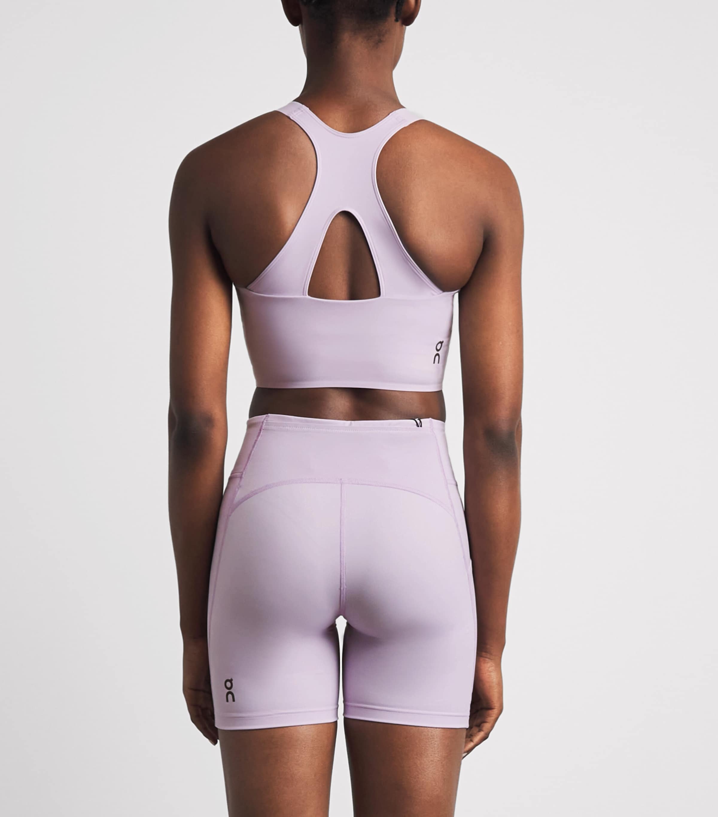 On Womens Performance Crop Top Foxglove Image 5