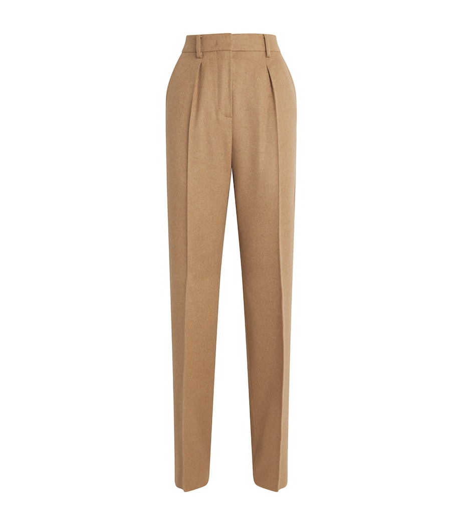 Camelhair Sartoriale Wide-Leg Trousers CAMEL Image 1