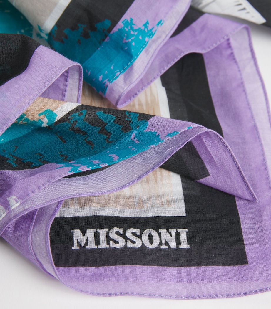 Missoni Raffia-Fabric Sun Visor Hat Image 5