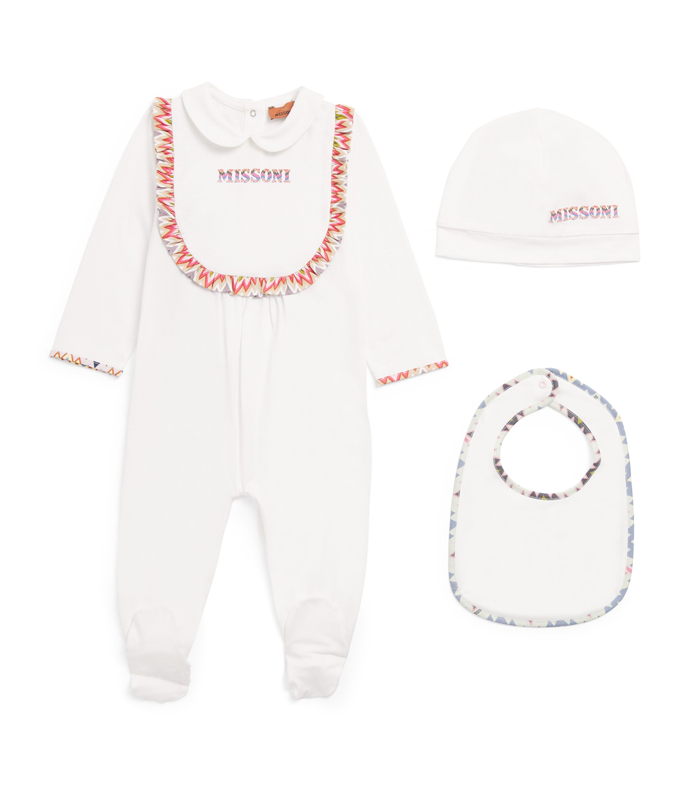 Missoni Kids Hat, Bib and All-In-One Set (1-12 Months) Image 1