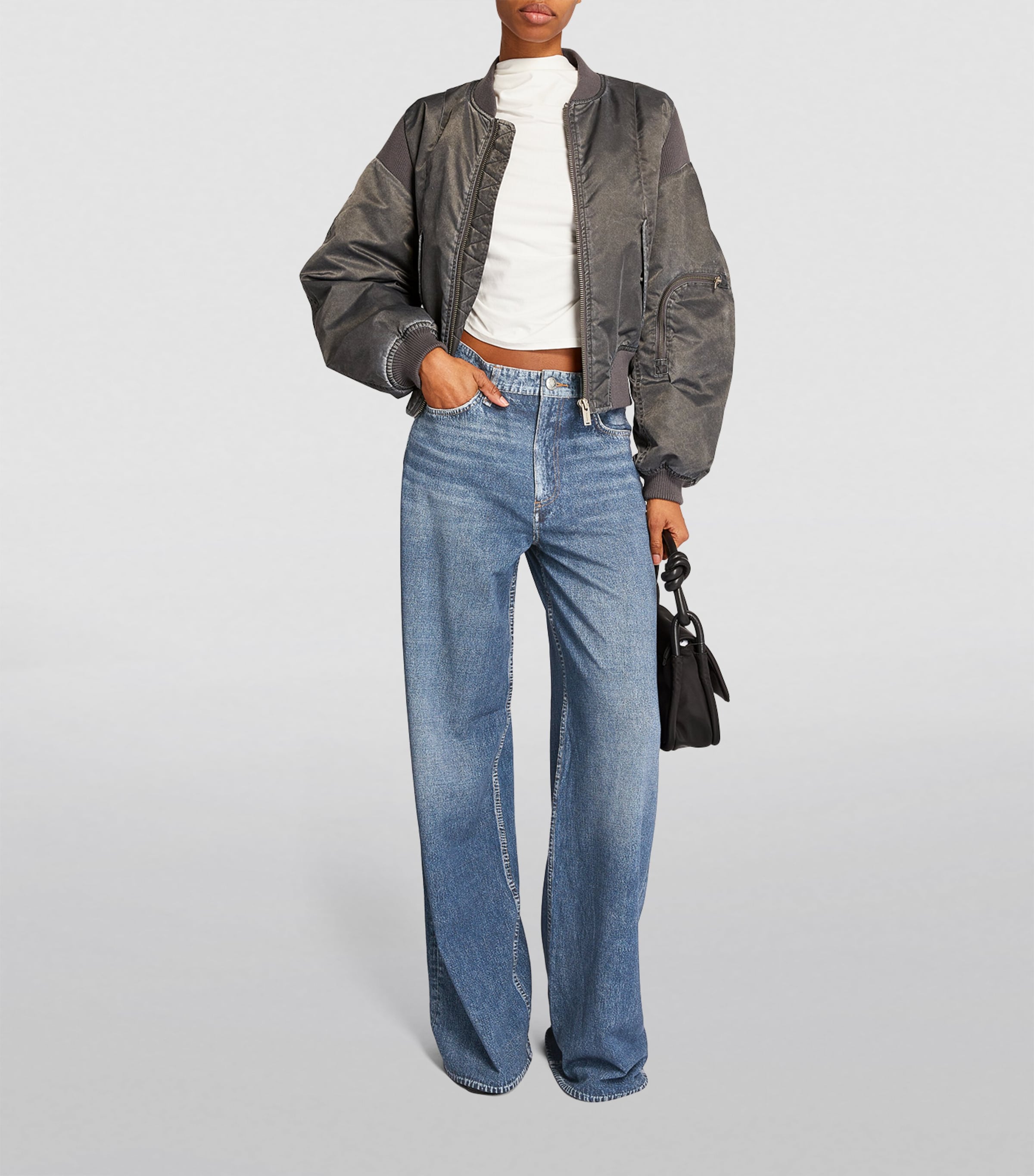 Rag & Bone Womens Miramar Sofie Wide-Leg Jeans Kimber Was Image 2