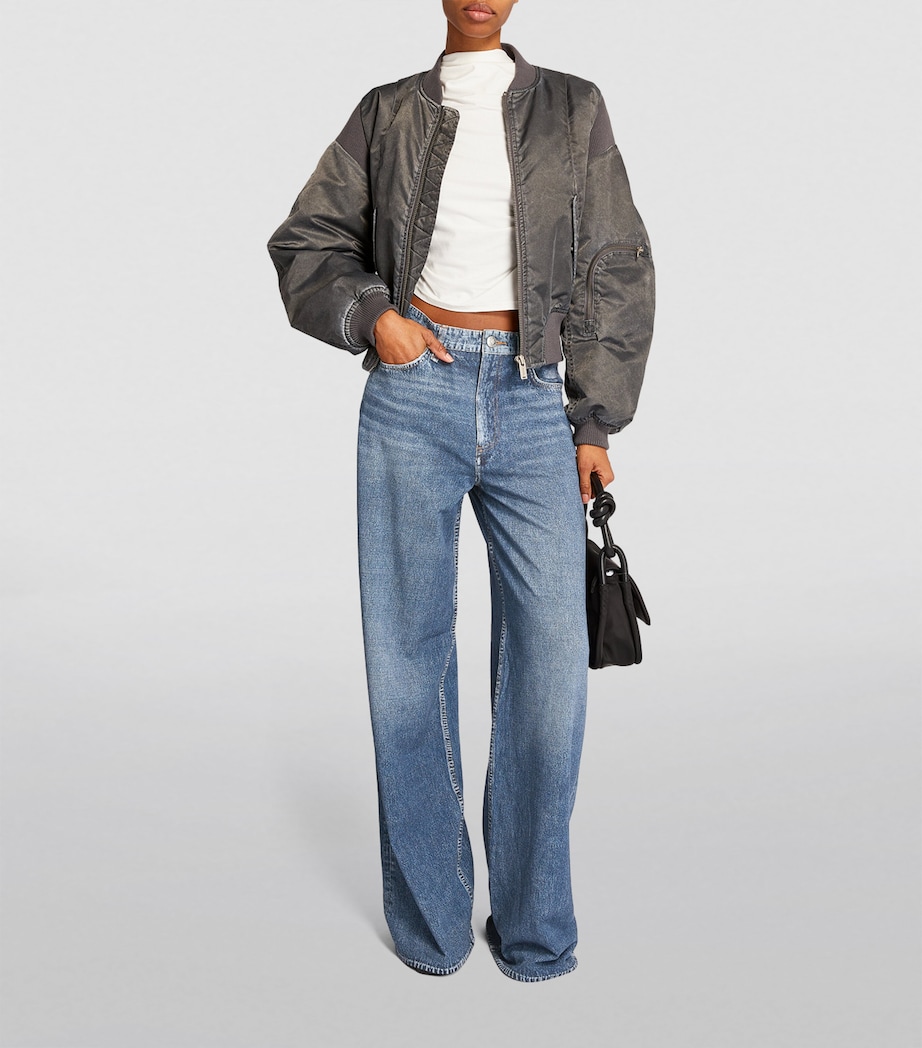 Rag & Bone Womens Miramar Sofie Wide-Leg Jeans Kimber Was Image 2