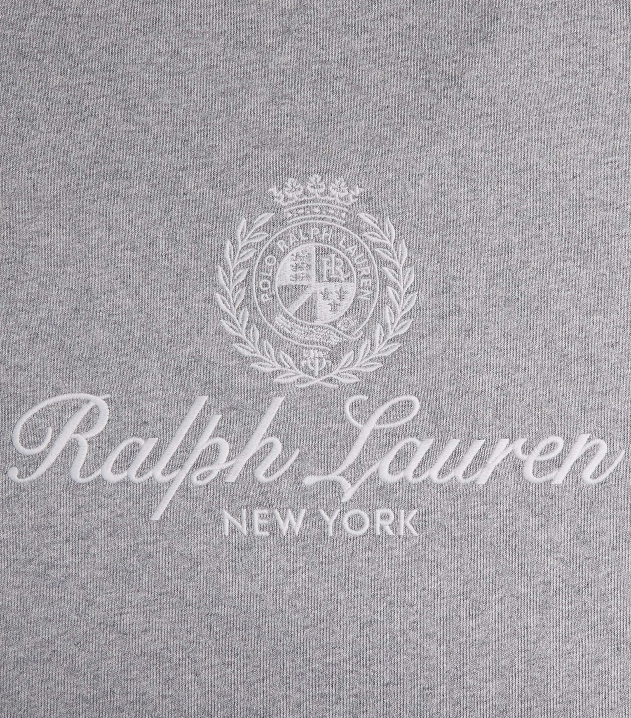 Polo Ralph Lauren Mens Cotton Logo Crest T-Shirt Andover Heather Image 6