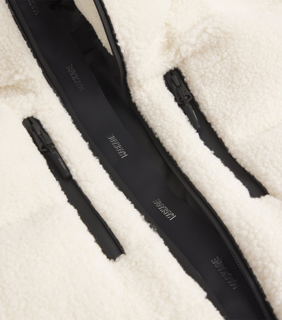 Fleece Shepard Down Teddy Jacket C0253 CREAM Image 5