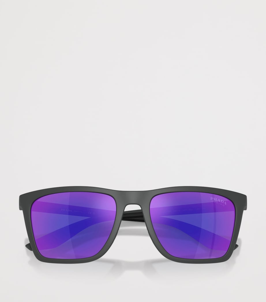 Prada Linea Rossa Pillow Sunglasses Grey Image 4