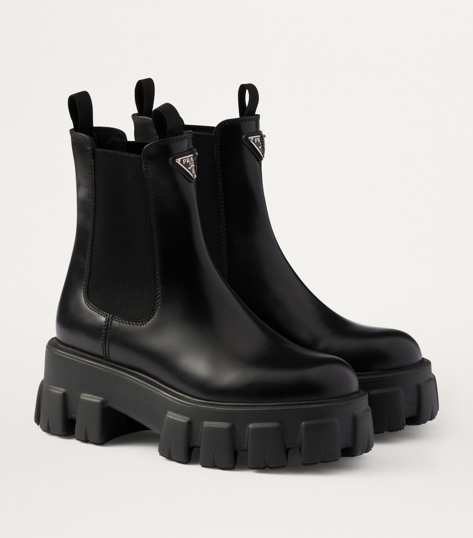 Leather Monolith Ankle Boots 55 F0002 Image 6