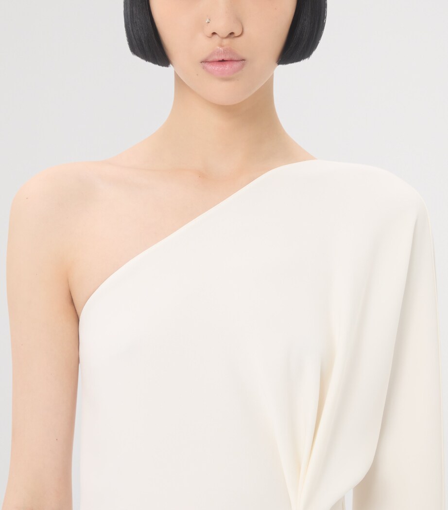 Valentino Womens Silk Asymmetric Top Image 7