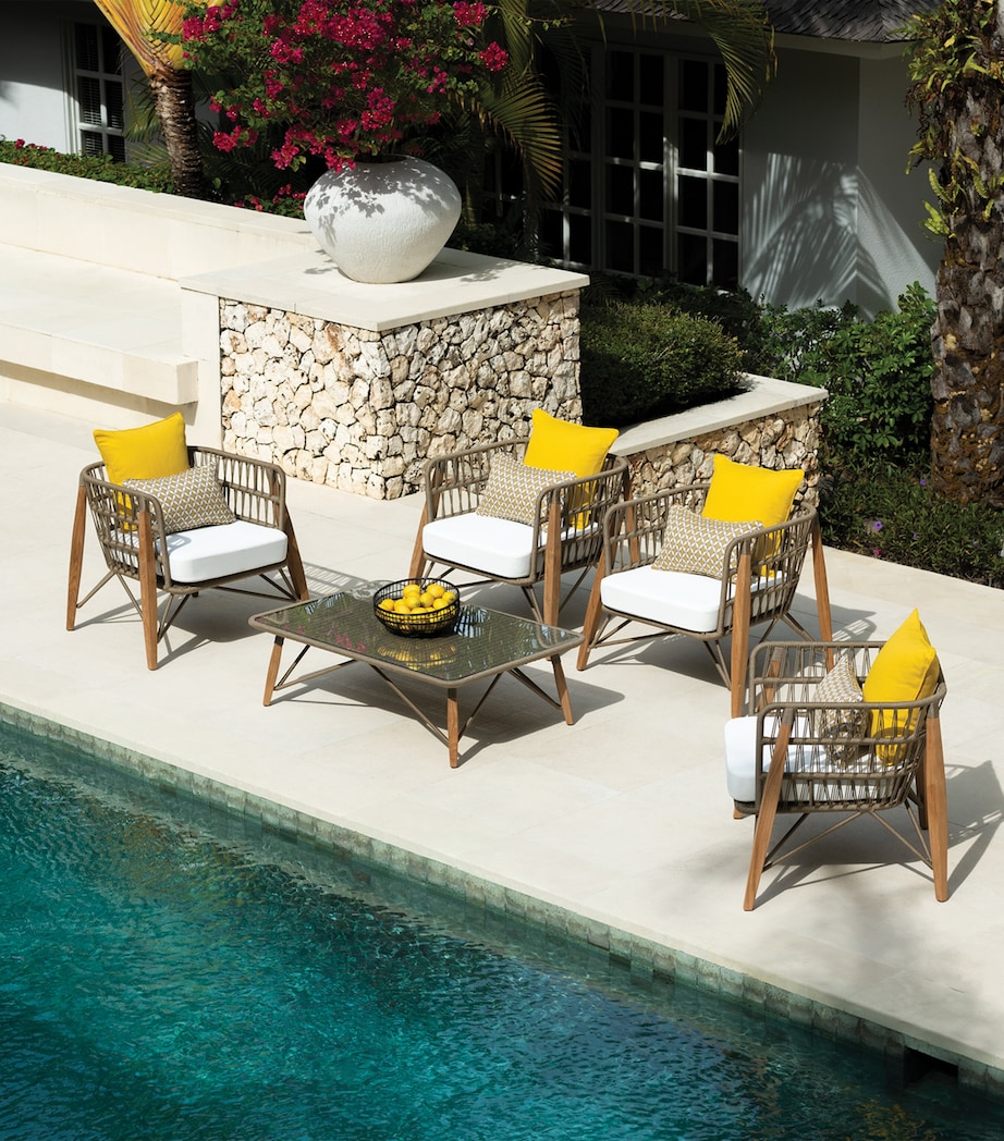 Pimlico Club Outdoor Armchair WHITE Image 9