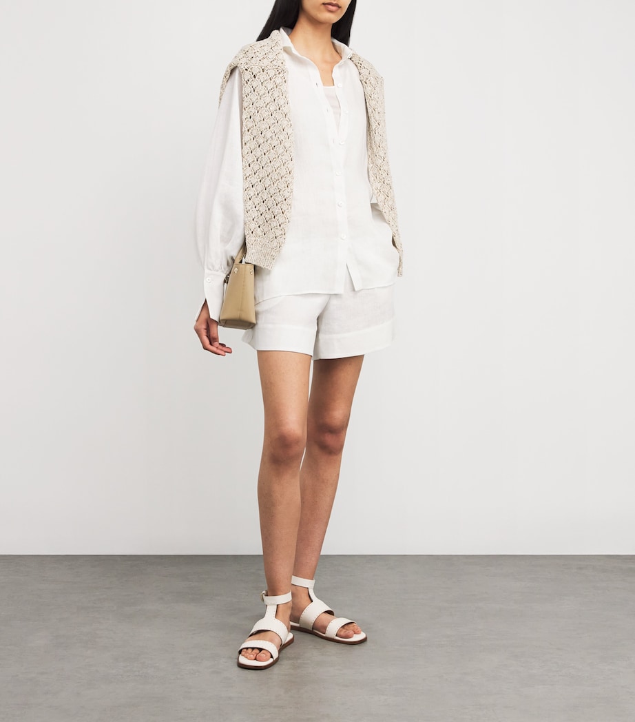 Linen Long-Sleeve Shirt BIANCO Image 2