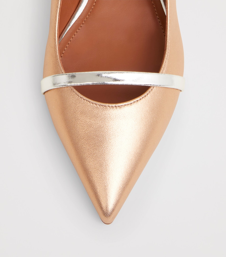 Malone Souliers Metallic Leather Maureen Mules Gold Image 5