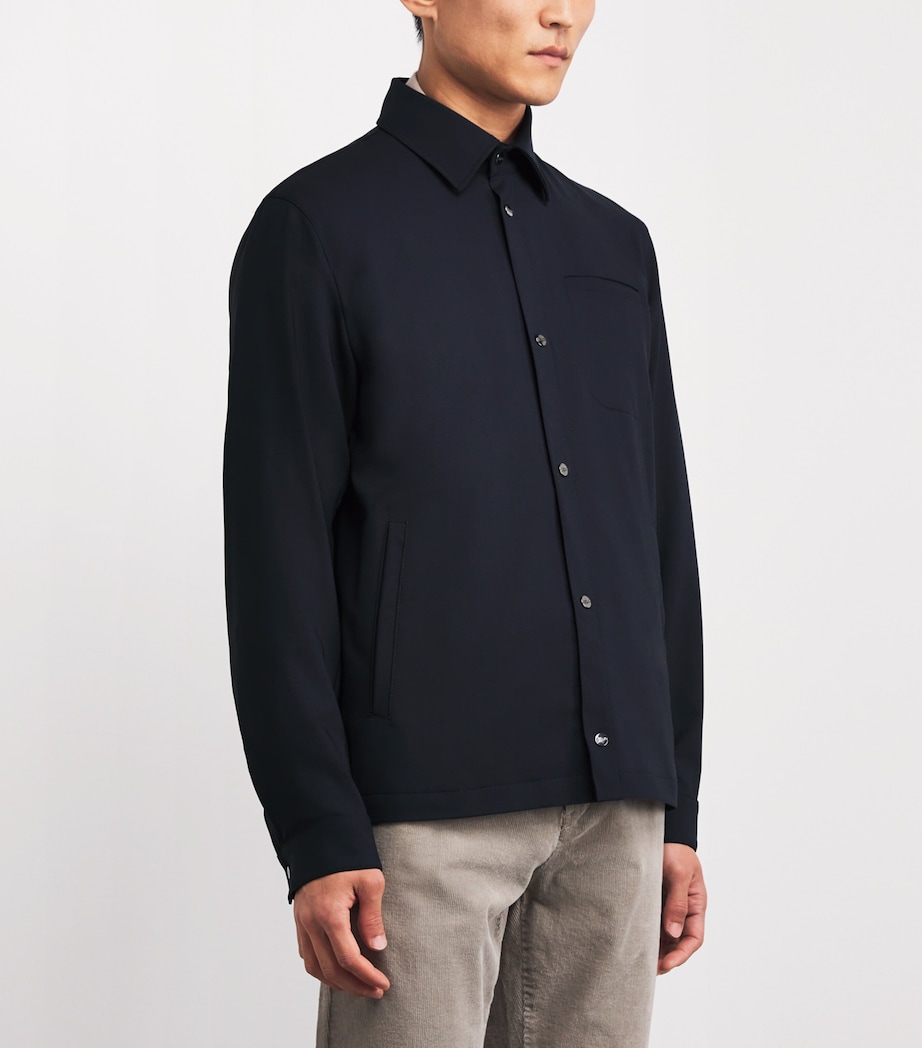 Collared Overshirt 9200 BLUE Image 3