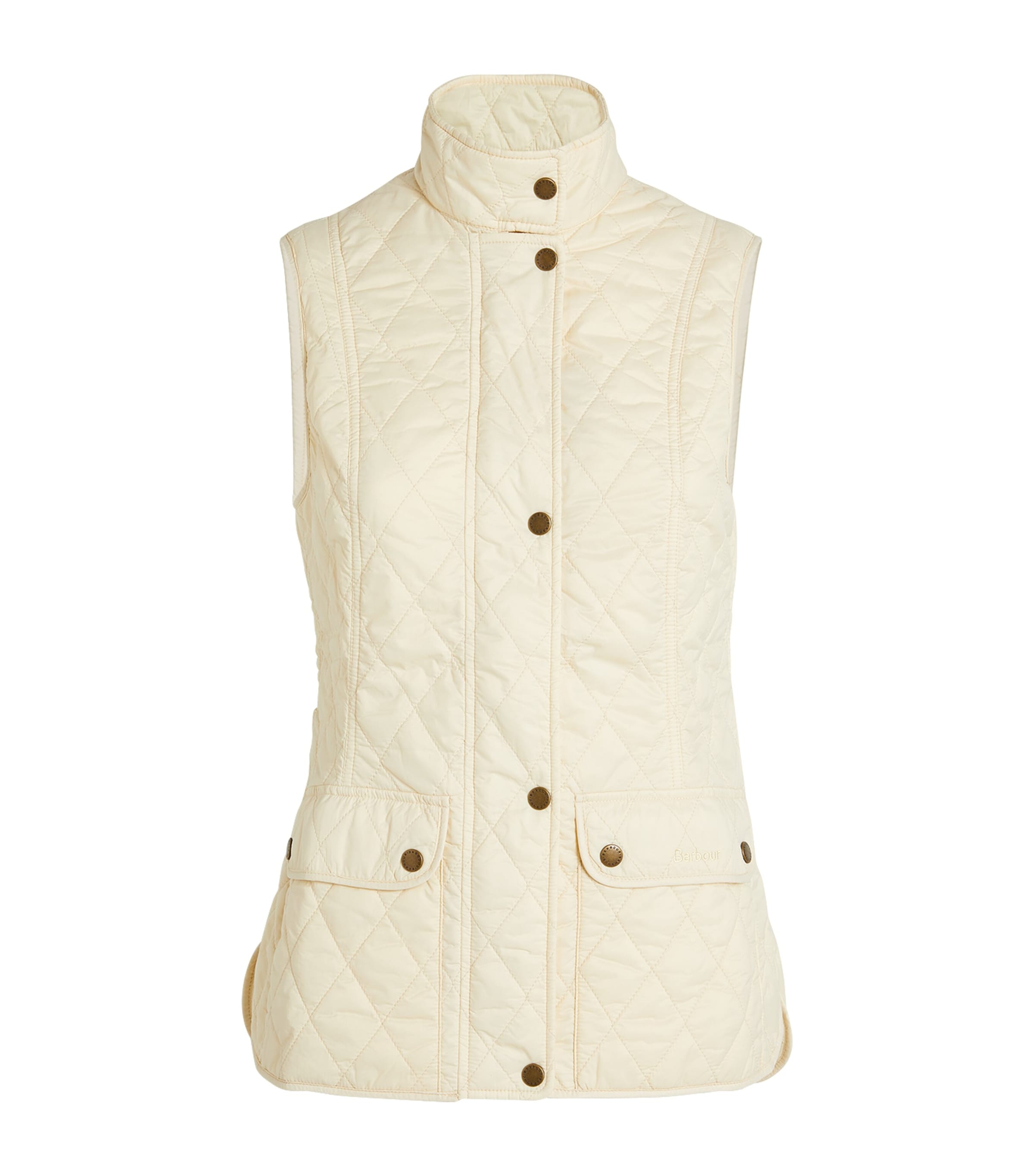 Barbour Quilted Otterburn Gilet In Ivory