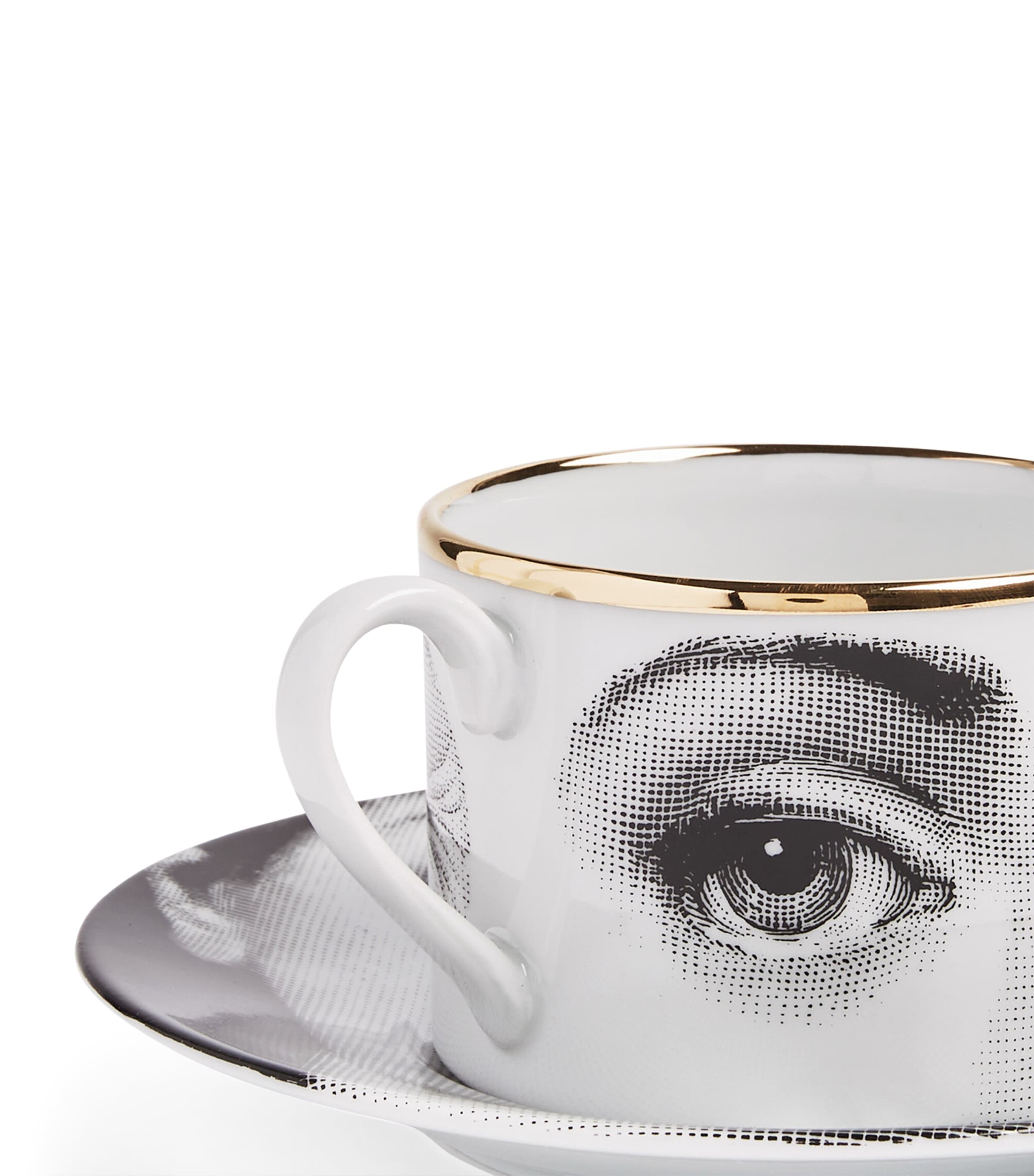 Porcelain Tema e Variazioni Teacup and Saucer MULTI Image 3