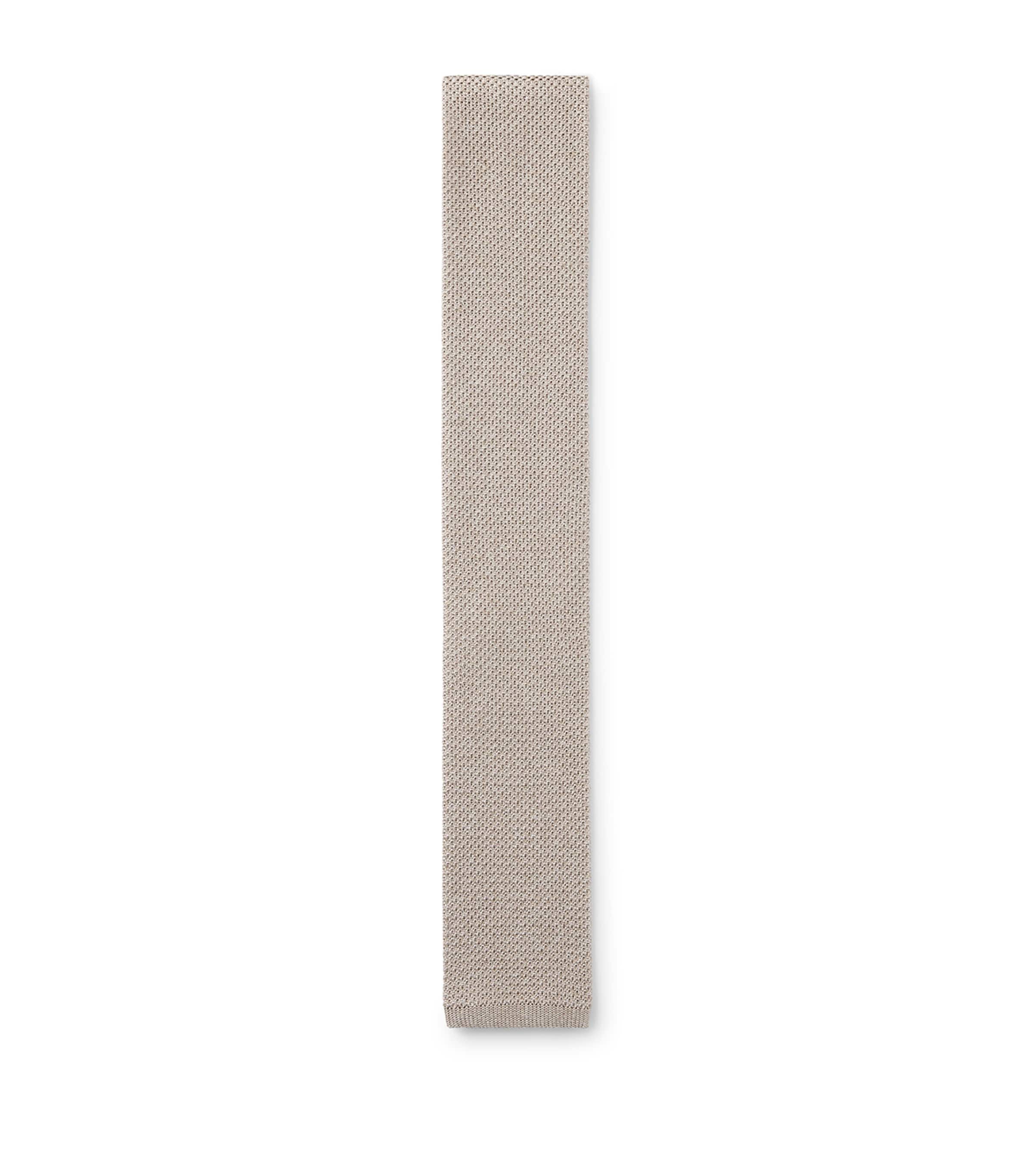 Hugo Boss Silk-blend Jacquard Tie In Neutral