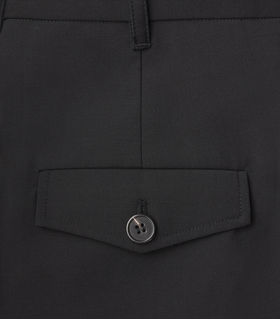 Corinthian Straight Tailored Trousers DBLK BLACK Image 5