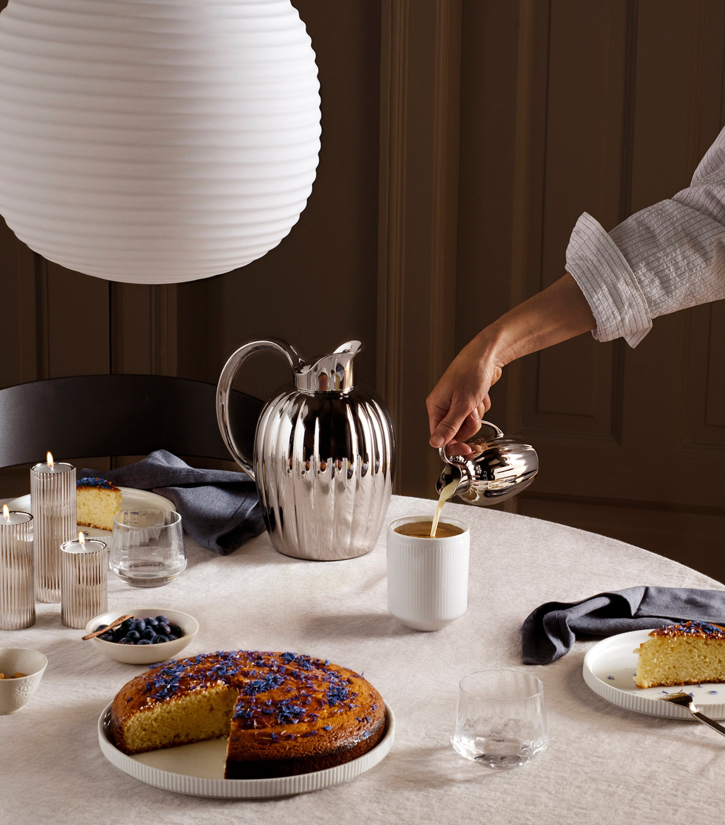 Stainless Steel Bernadotte Cream Jug SILVER Image 3