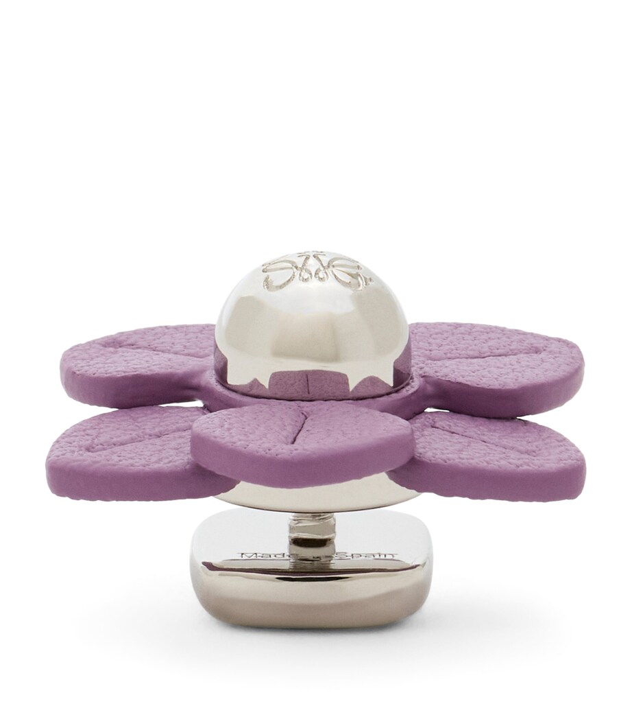 Loewe Pin LOEWE x Paula's Ibiza Leather-Trim Flower Pin | Harrods US
