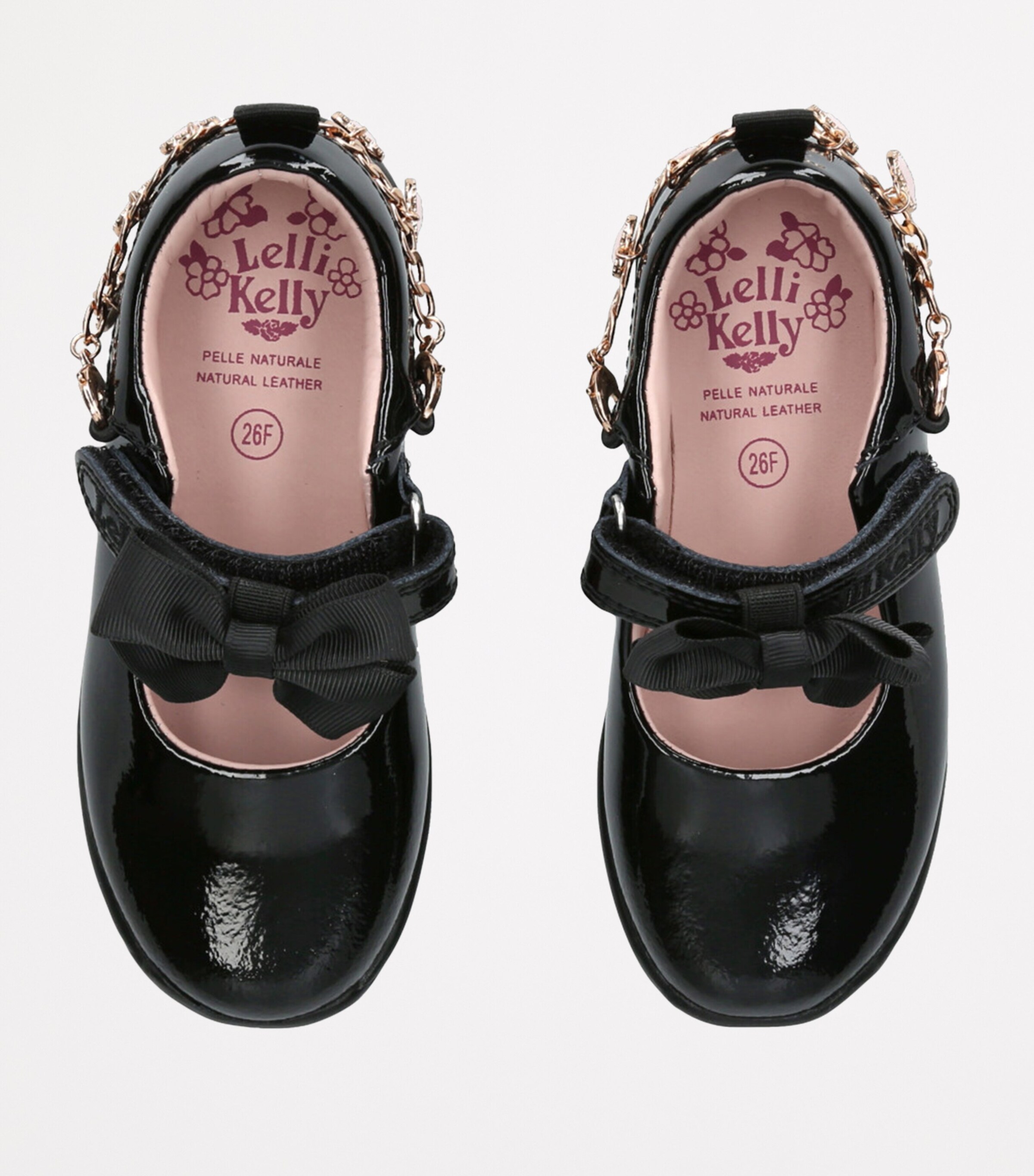 Lelli Kelly Patent Leather Bow-Detail Annie Shoes Black Image 4