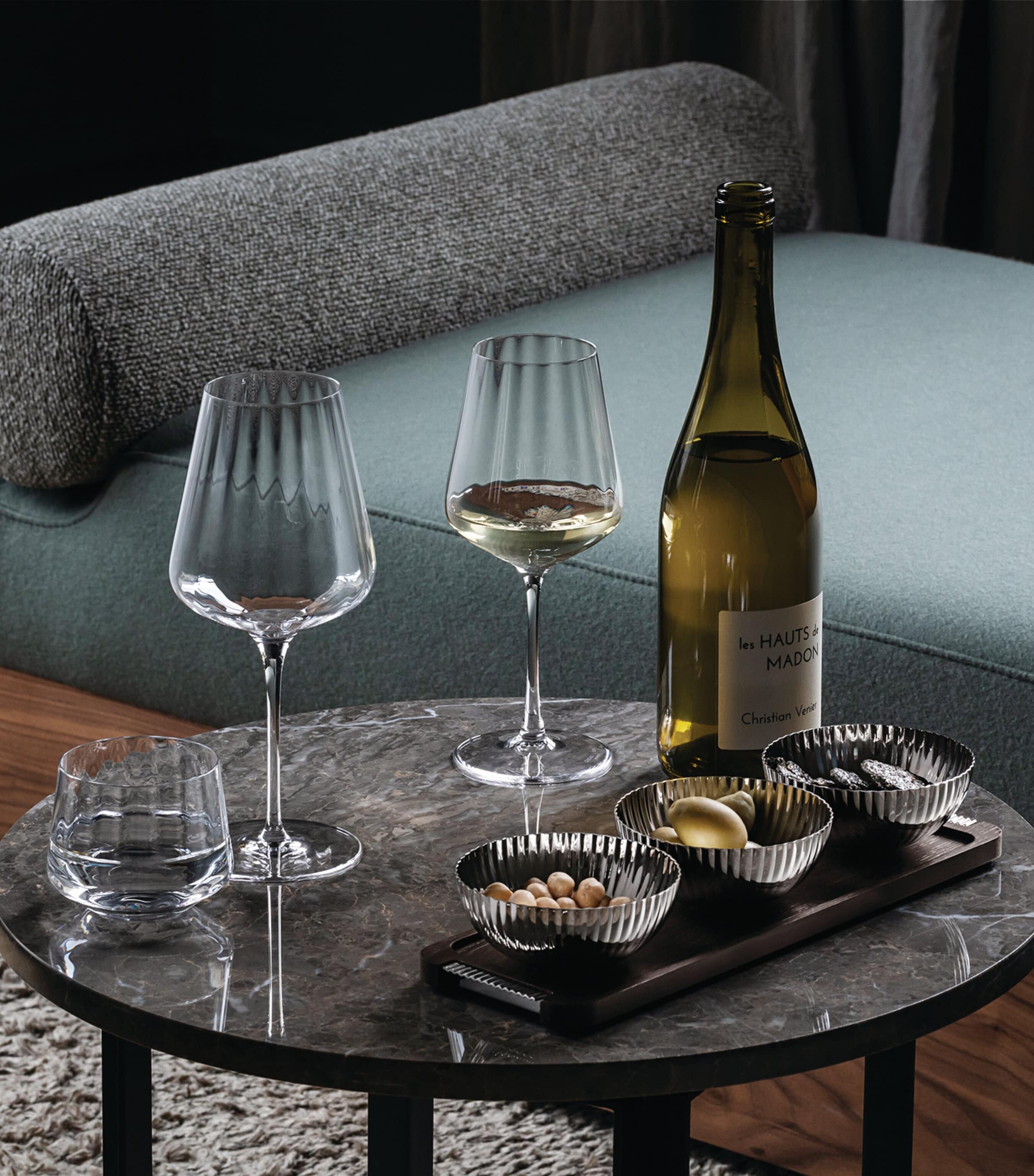 Set of 6 Bernadotte White Wine Glasses (430ml) CLEAR Image 3