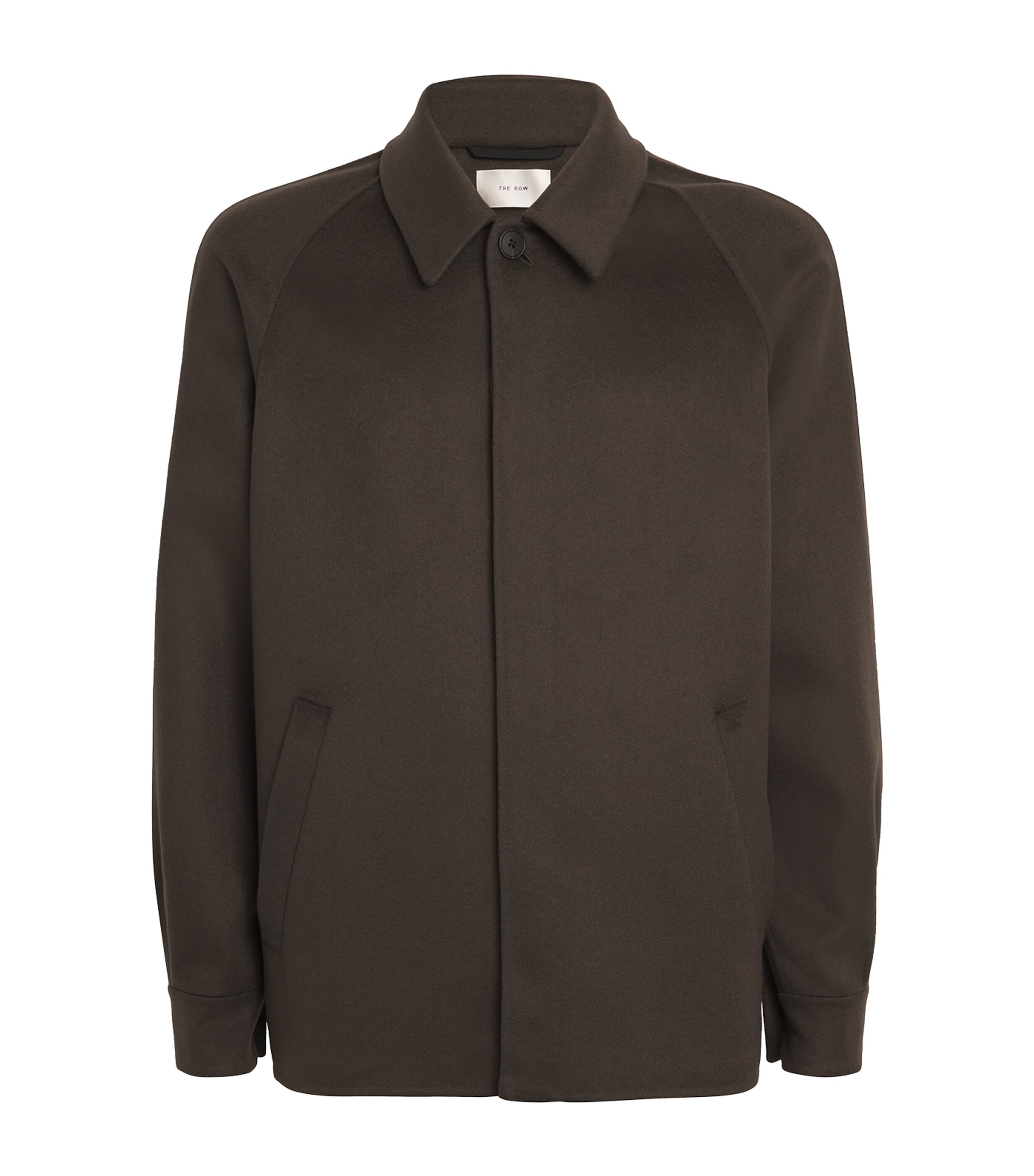 The Row Stender Cashmere Jacket In Green