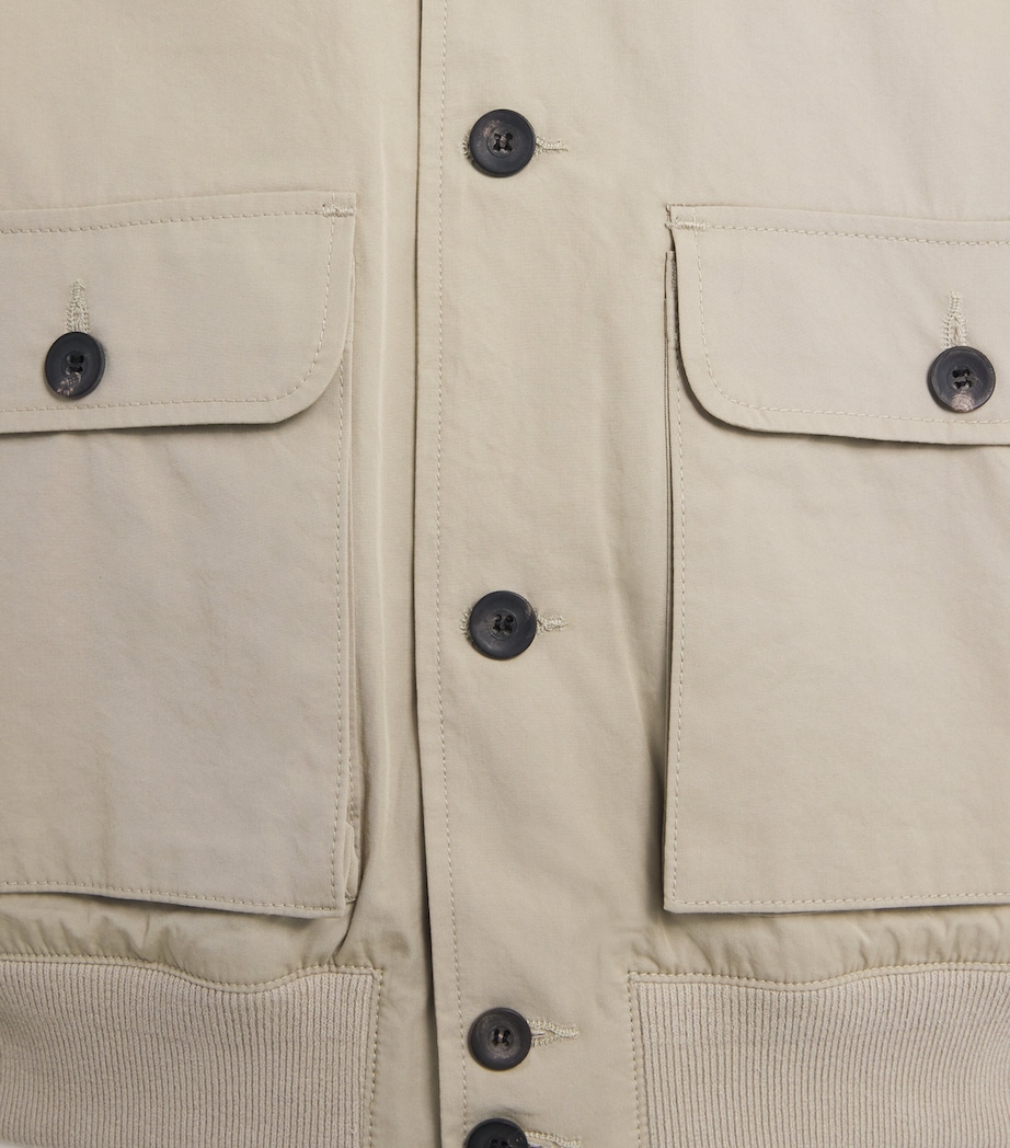 Citizens of Humanity Mens Cotton Utility Jacket Wheat Image 6
