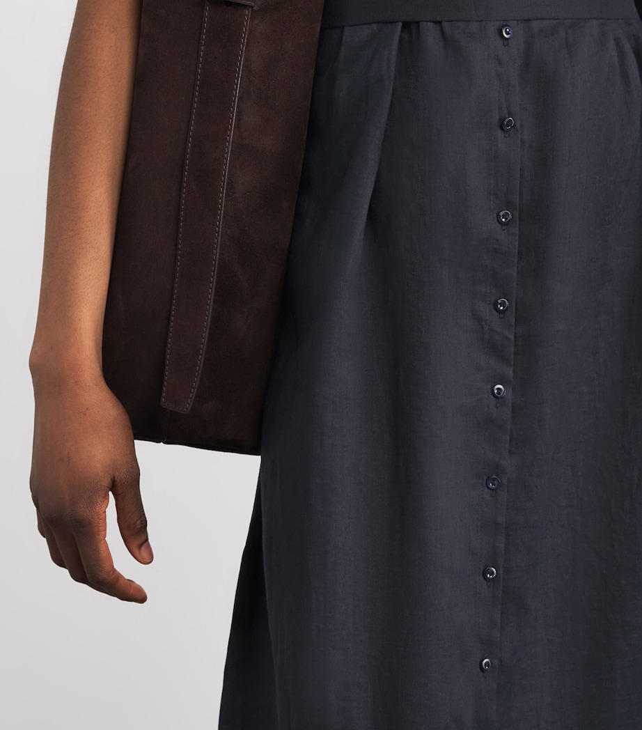 Ramie Harriette Midi Dress NIGHT SKY Image 6