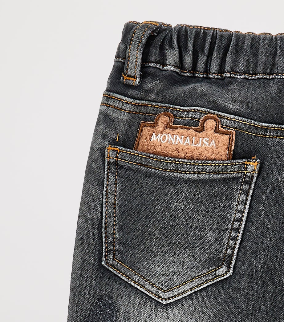 Teddy Bear Jeans (6-24 Months) GREY DENIM+TORTORA Image 4