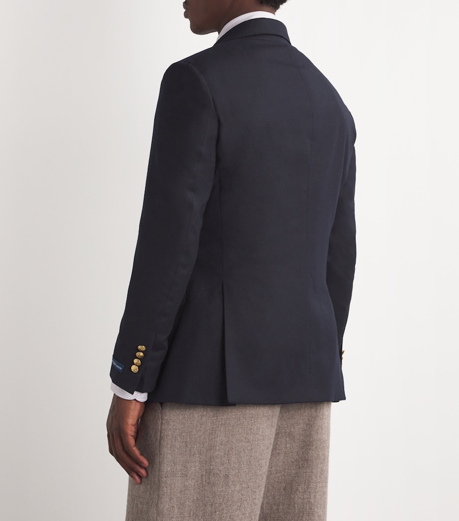 Wool Doeskin Blazer NAVY Image 4