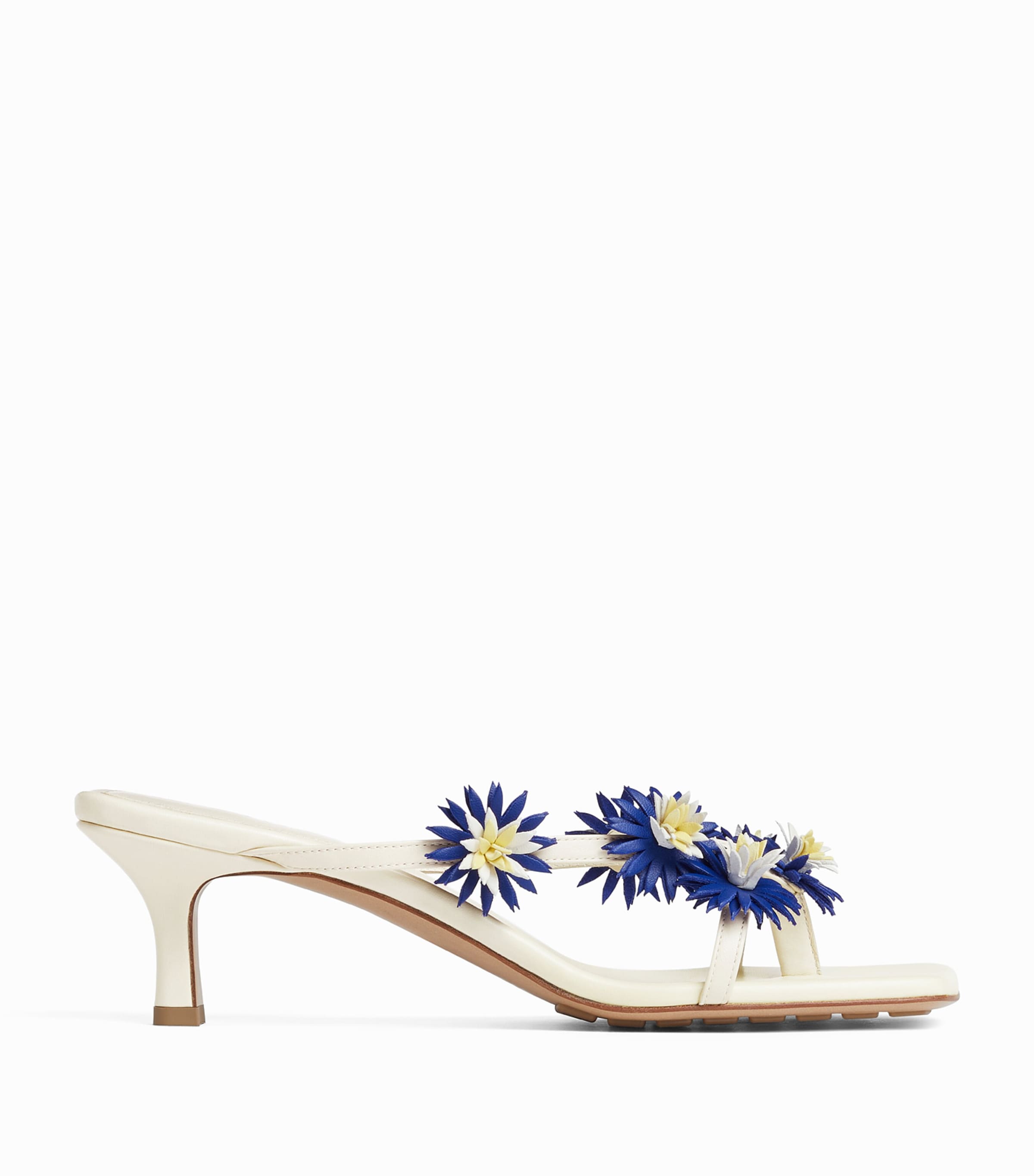 Bottega Veneta Lambskin Embellished Thong Sandals 50