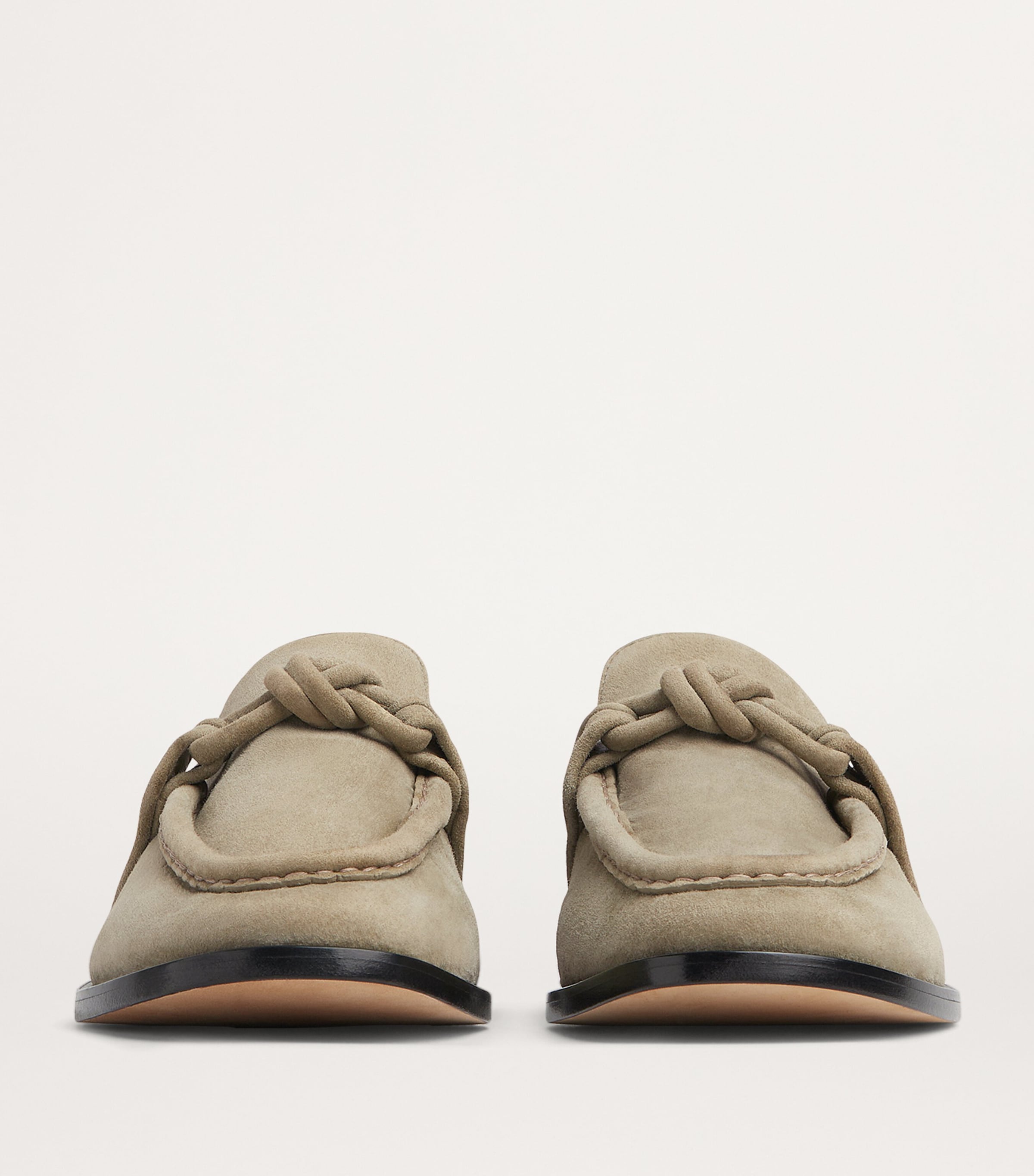 Bottega Veneta Suede Astaire Loafers | Harrods UK