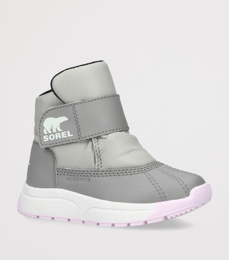 Whitney III Velcro Snow Boots GREY Image 3