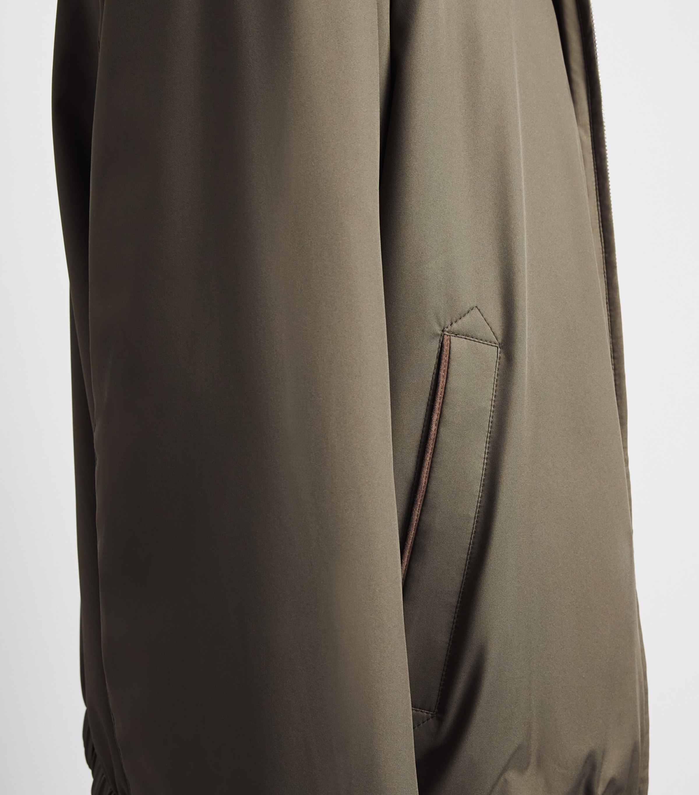 Canali Mens Reversible Hybrid Jacket Green Image 3