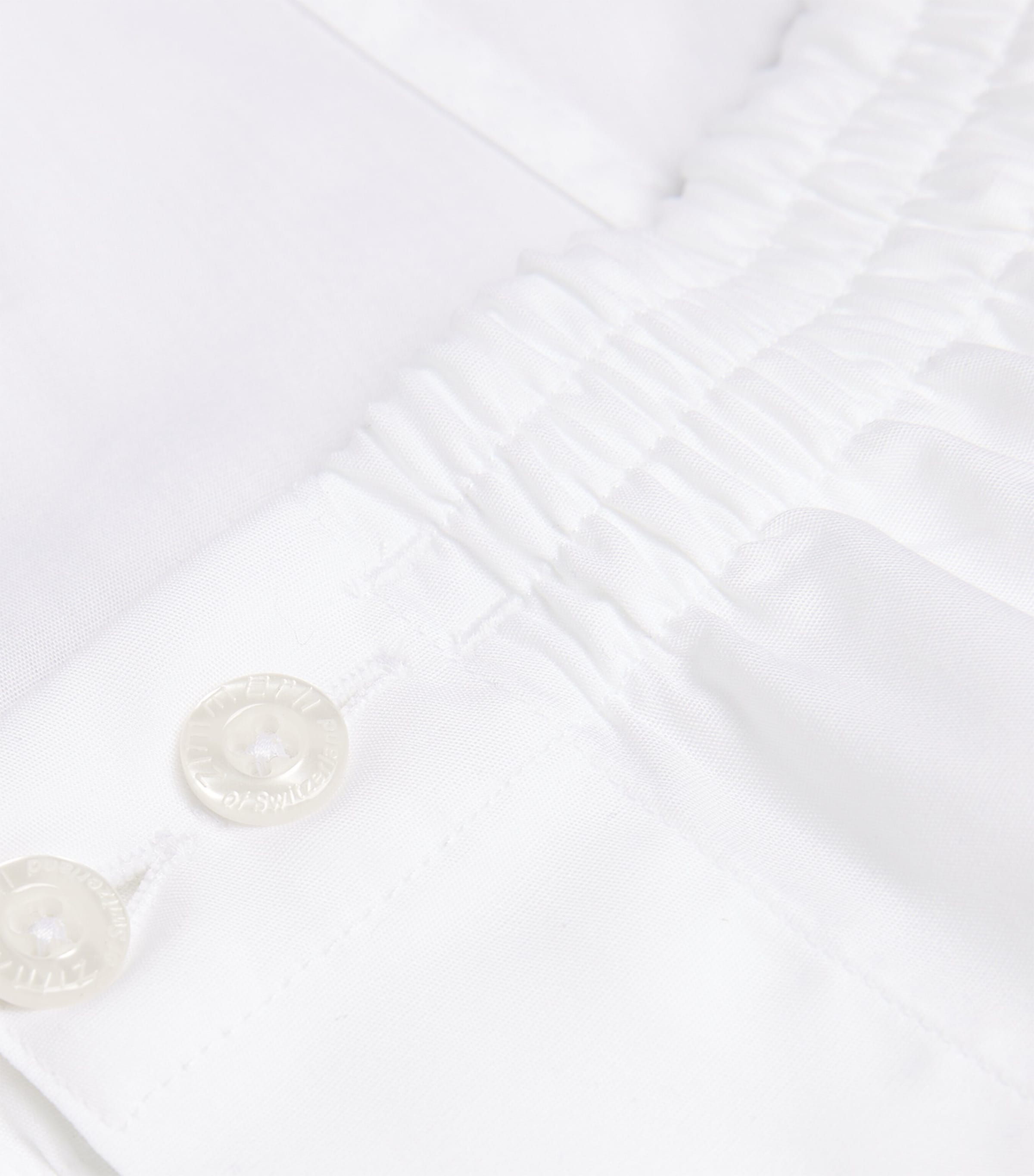 Cotton Woven Boxers 001 WHITE Image 5