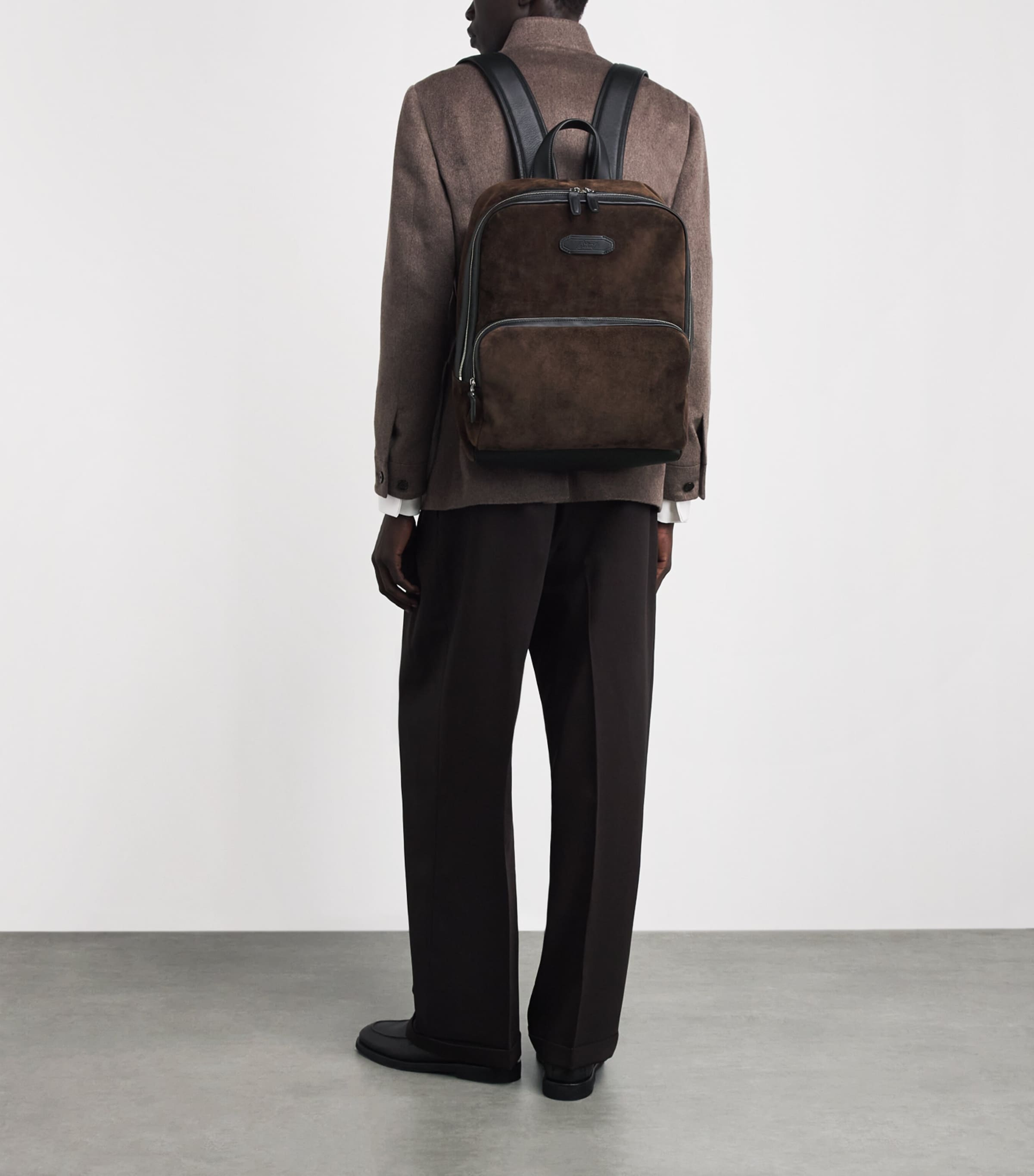 Brioni Suede Via Veneto Backpack Image 4
