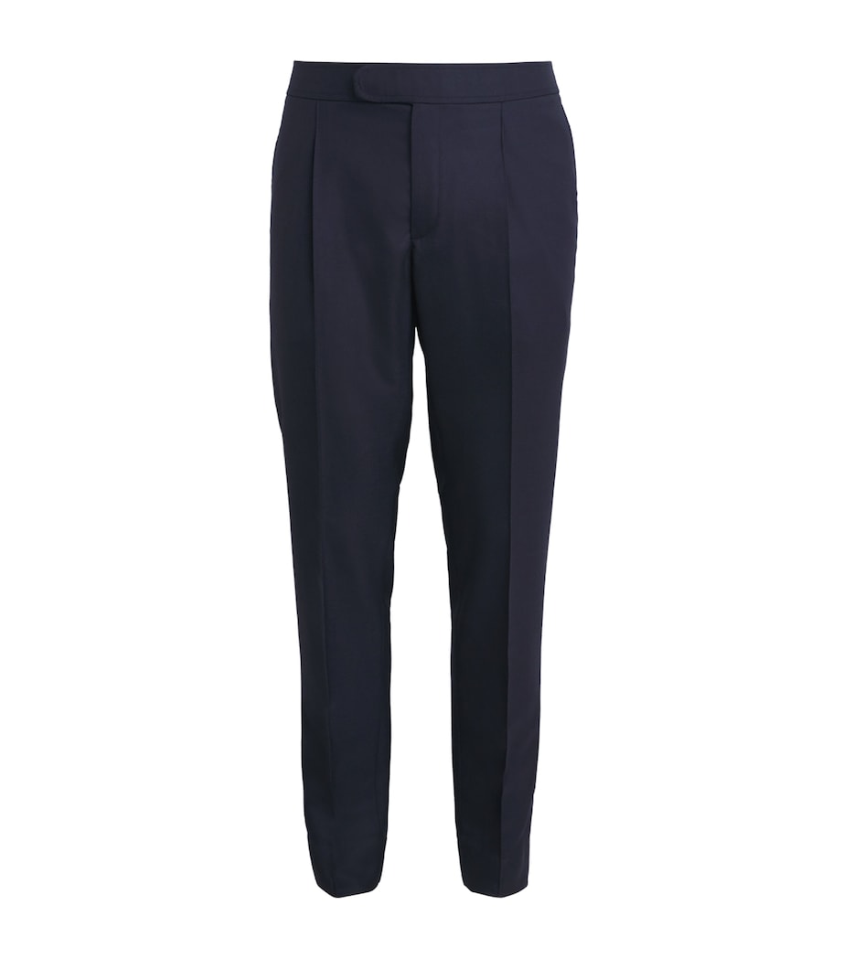 Wool Pleated Melbourne Trousers 4000 Image 1