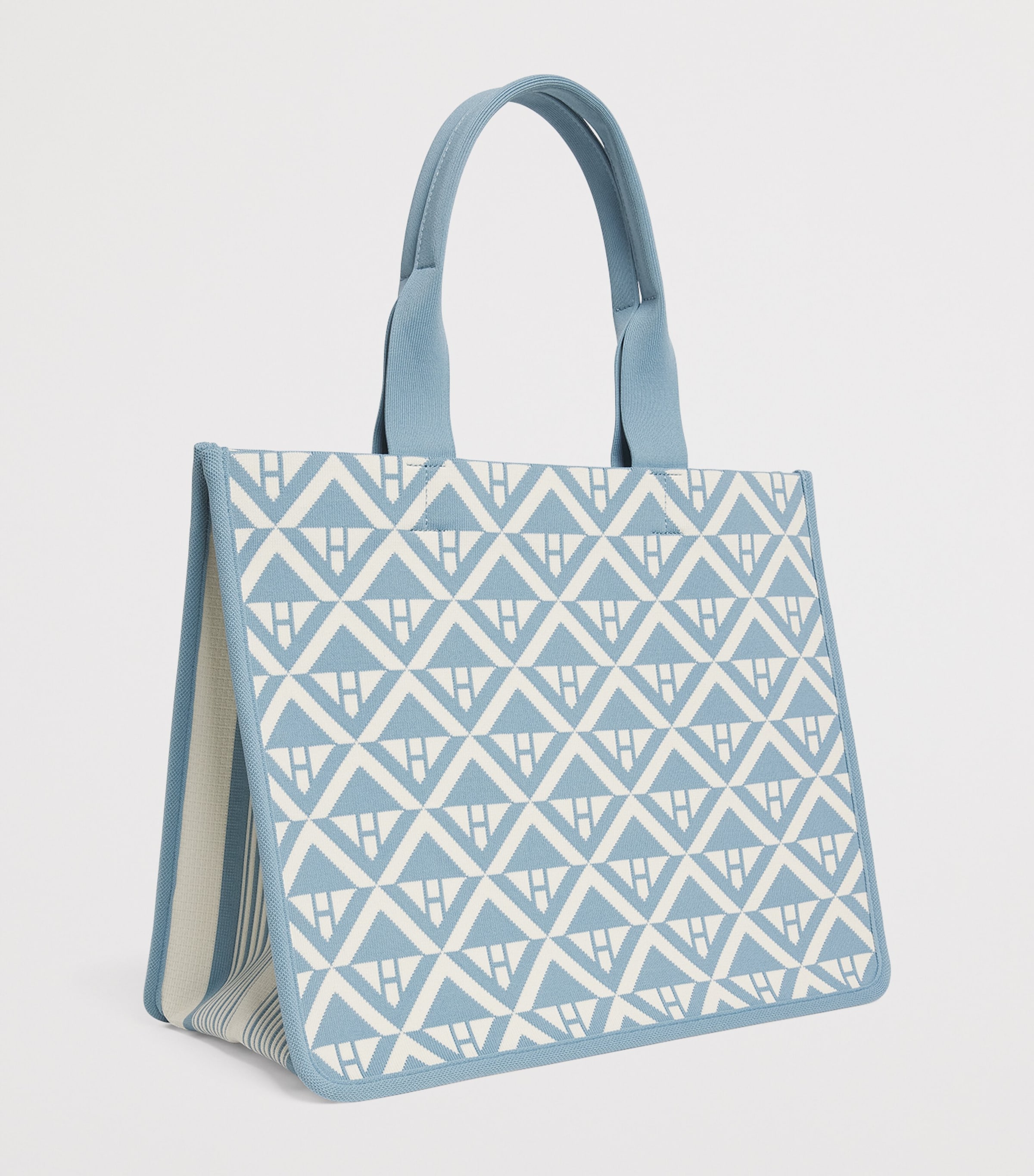 Harrods Medium Geometric Tote Bag Multi Print Image 3