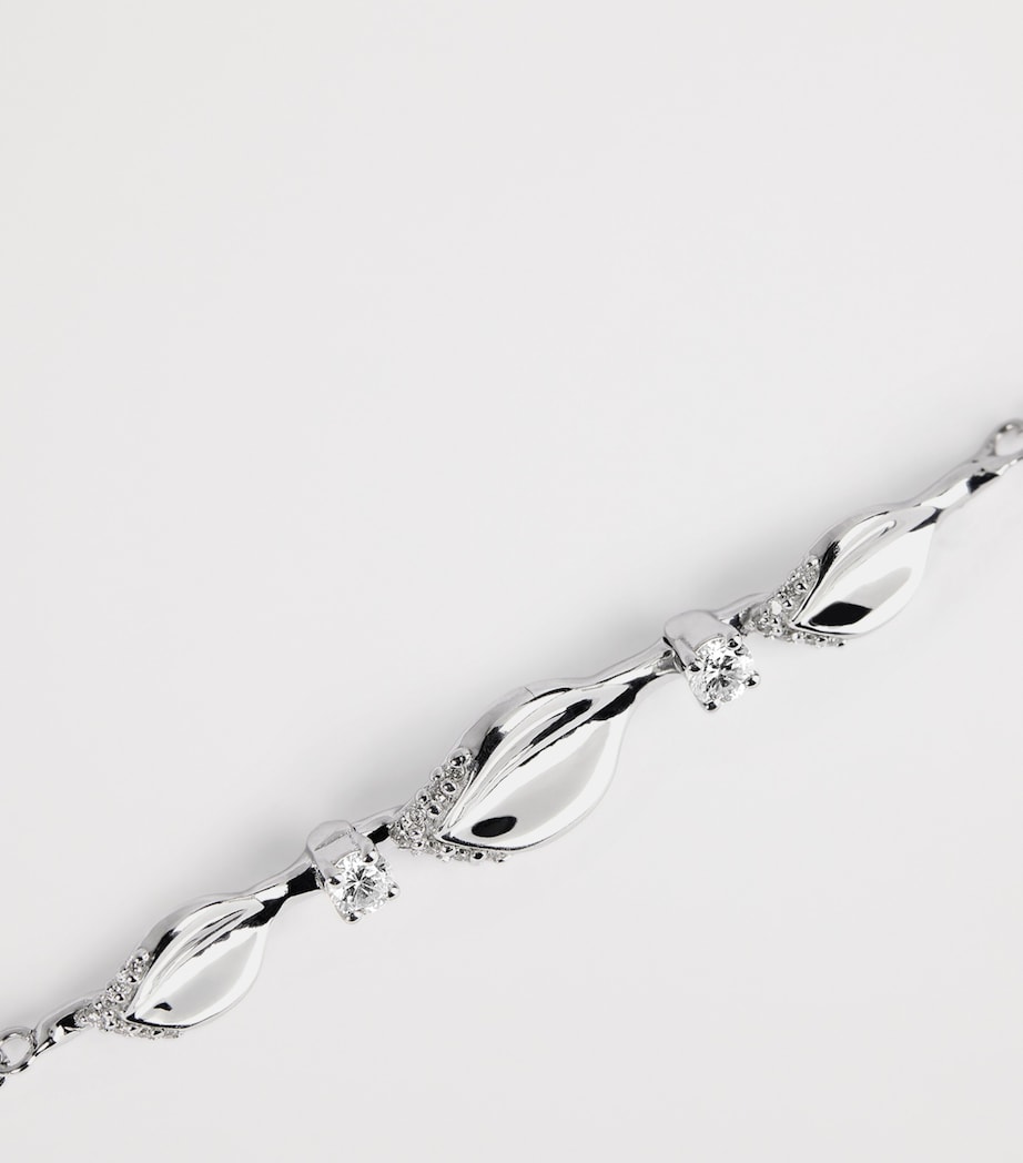 White Gold and Diamond Secret Garden Gloria Bracelet WHITE GOLD Image 3