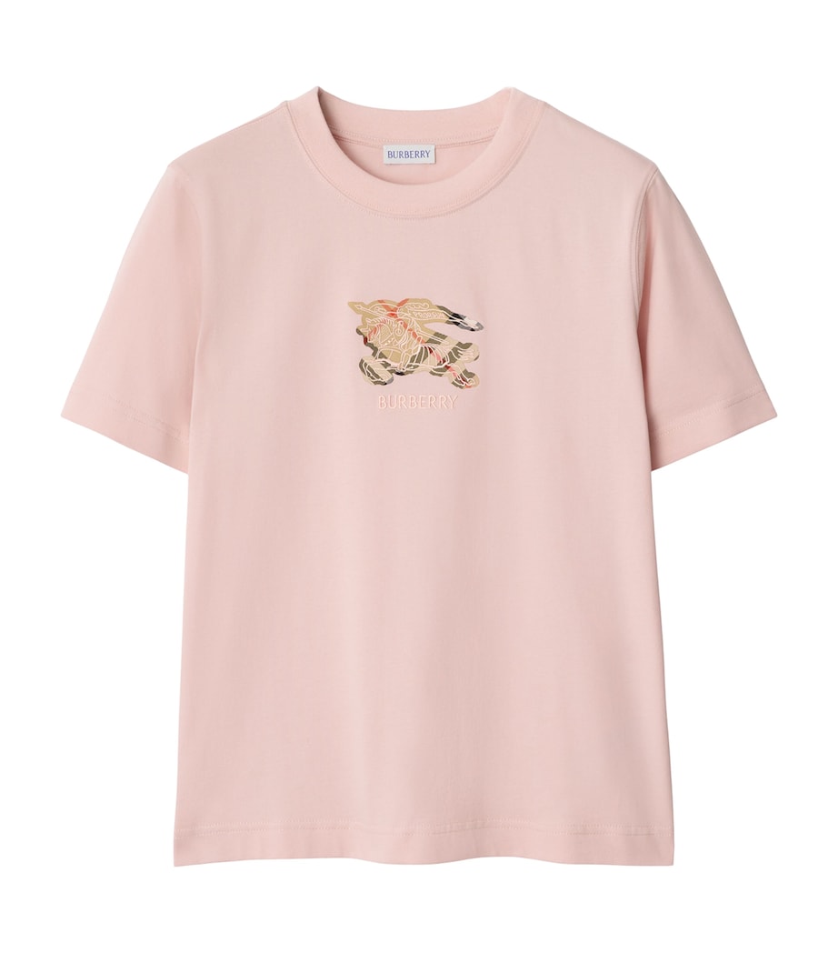 Cotton Check EKD T-Shirt BOUQUET Image 1