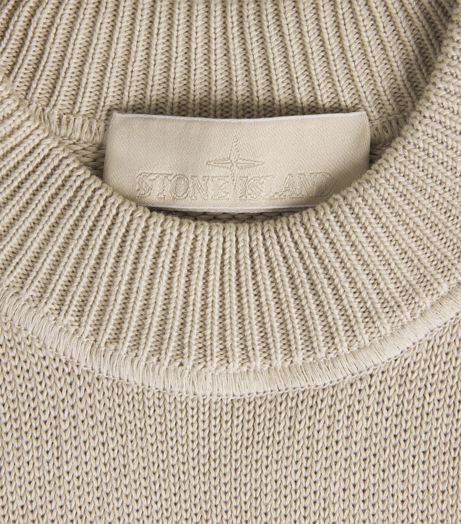 Stone Island Mens Cotton-Cashmere Ghost Sweater Image 6