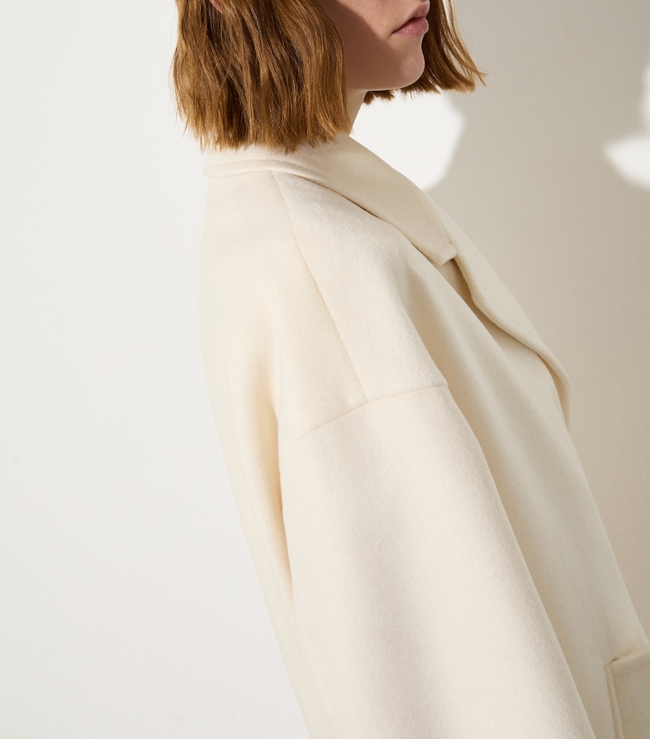Wool-Cashmere Overcoat WHITE Image 7