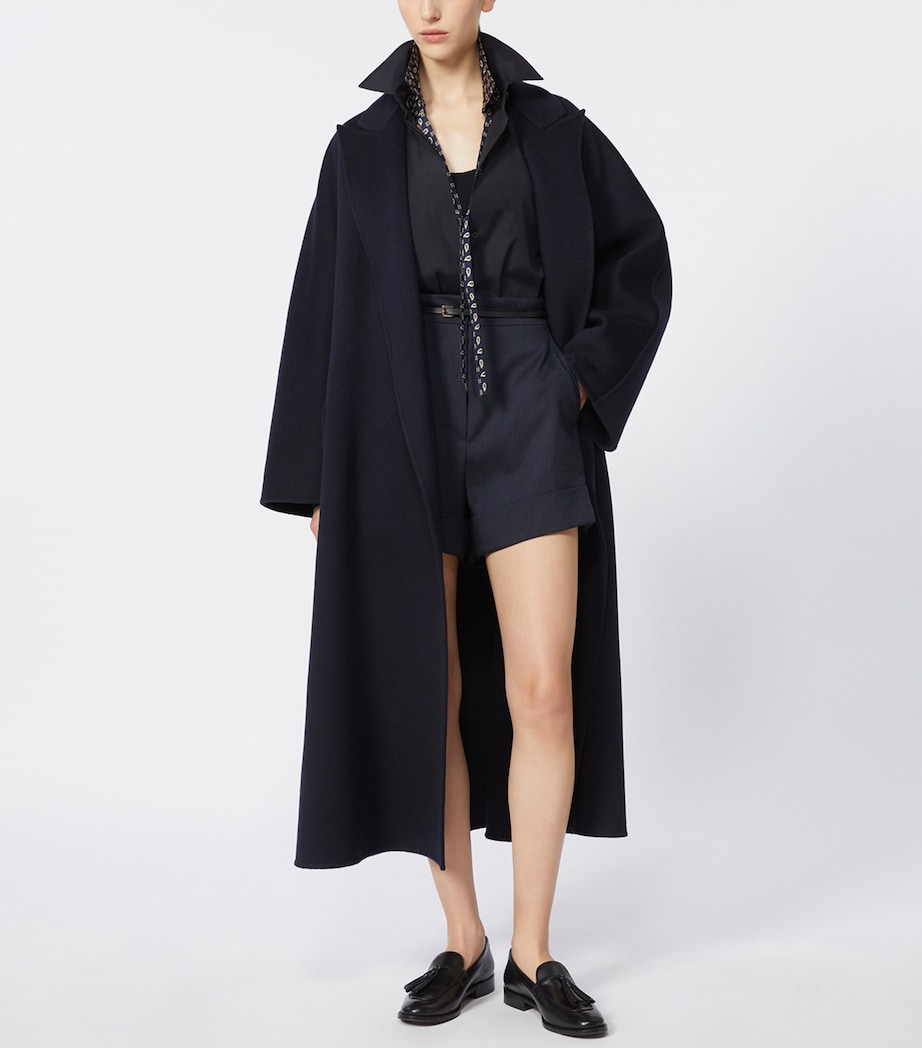 Cotton Tailored Shorts MIDNIGHTBLUE Image 2