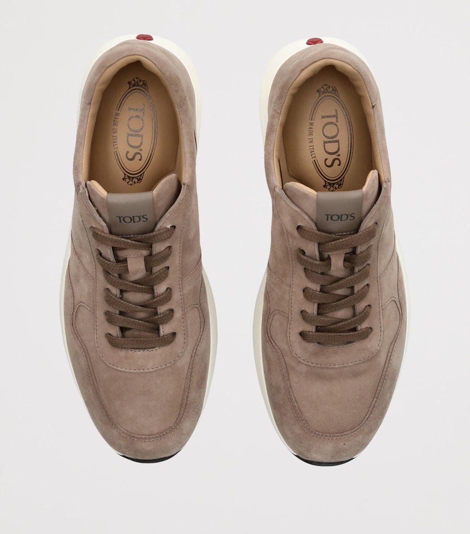 Tod's Suede Allacciato 79k Sneakers Taupe Image 3