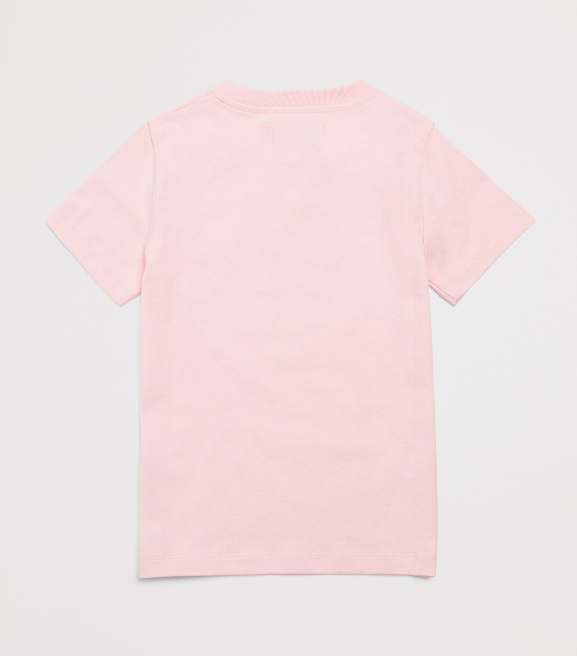 Harrods Cotton Logo T-Shirt (2-8 Years) Pink/ivory Image 2