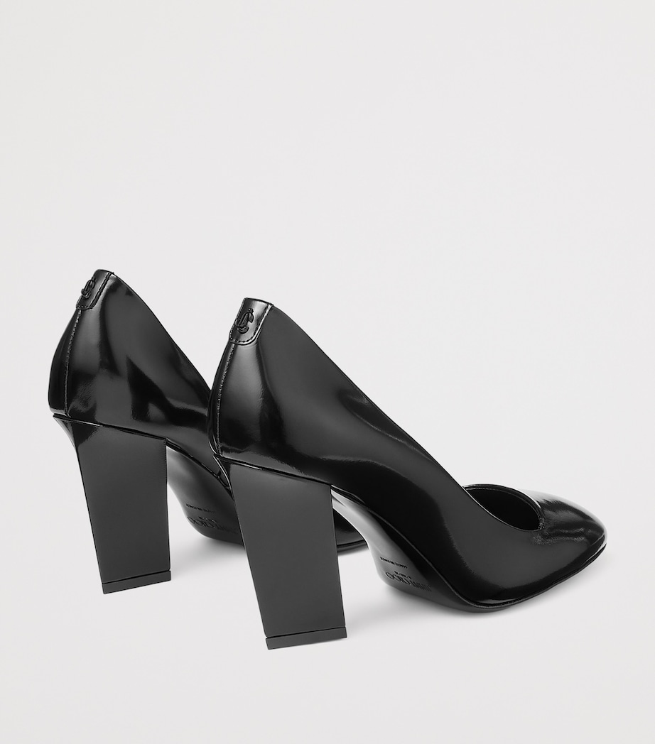 Farren 85 Leather Pumps BLACK Image 3