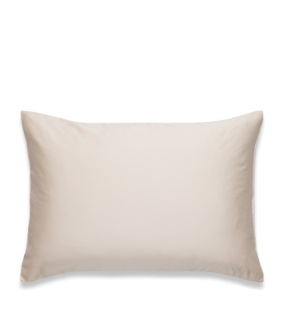 Hamam Organic Cotton Sateen Core Pillowcase Pair (50cm x 70cm) Bone Image 1